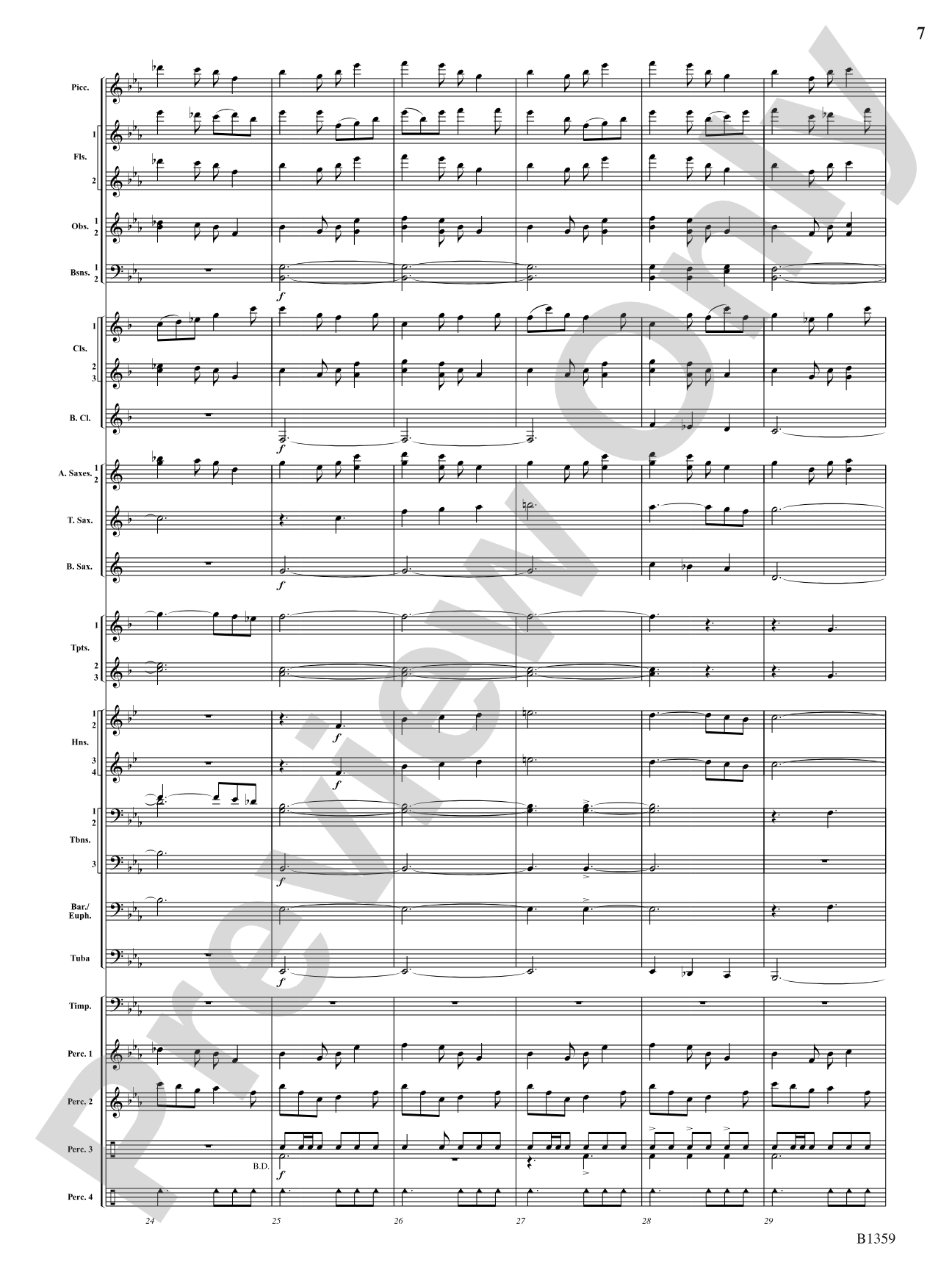 Raging Machines: Concert Band Conductor Score & Parts