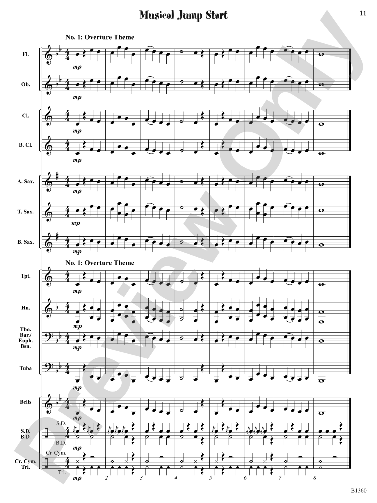 The Nutcracker (Overture and Trepak): Concert Band Conductor Score & Parts