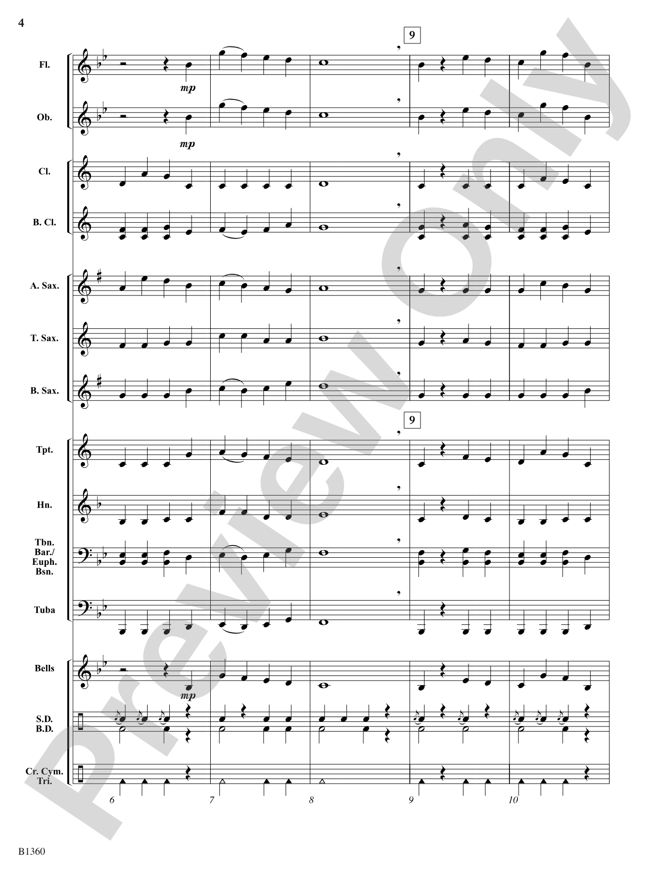 The Nutcracker (Overture and Trepak): Concert Band Conductor Score & Parts