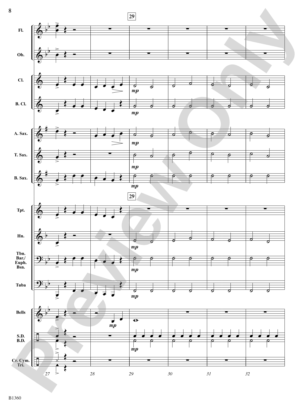 The Nutcracker (Overture and Trepak): Concert Band Conductor Score & Parts