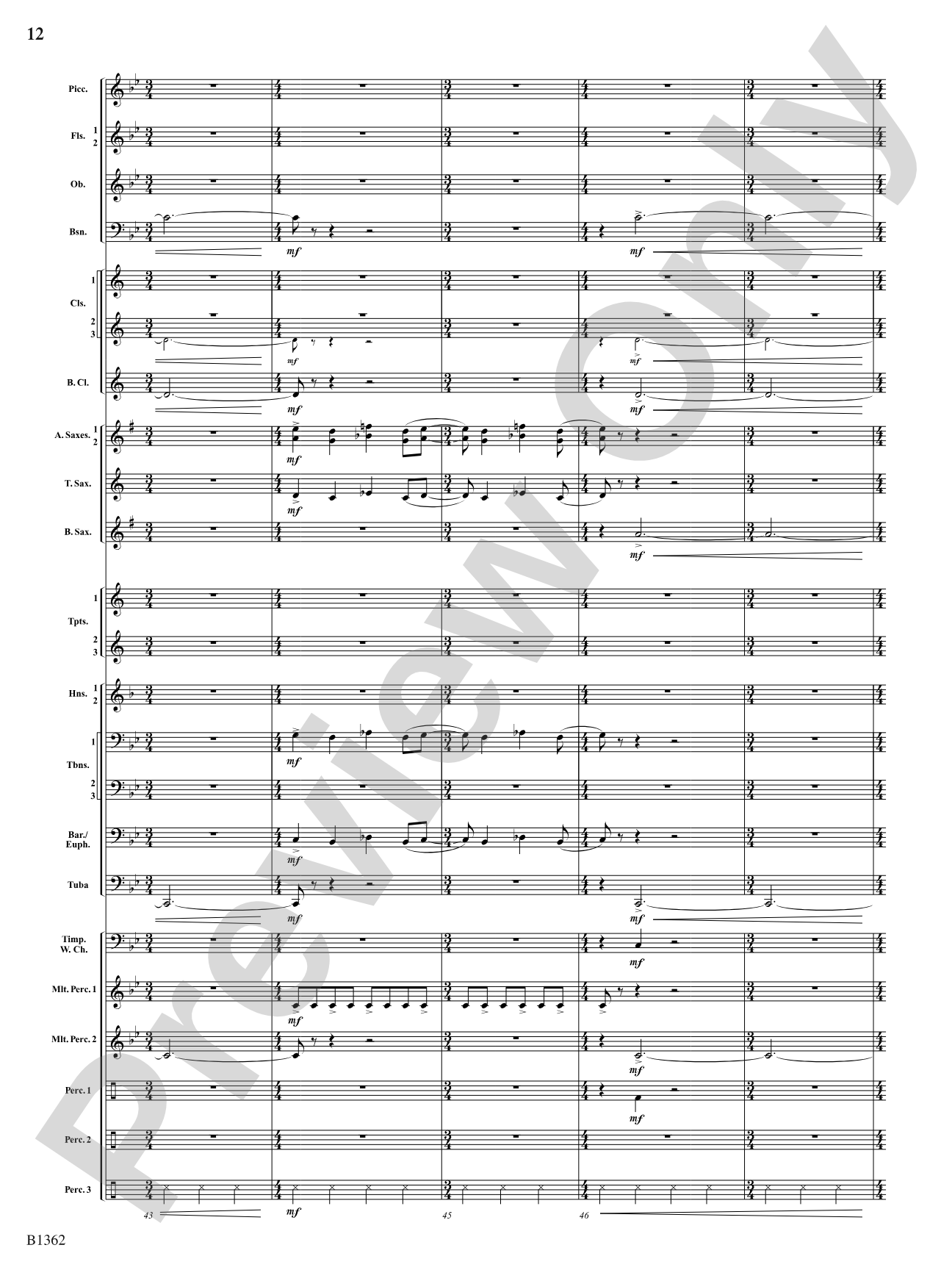 Rituals: Concert Band Conductor Score & Parts