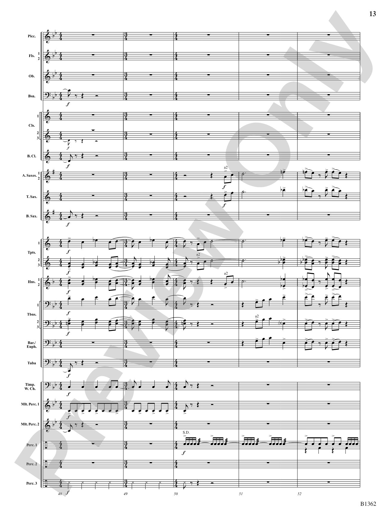 Rituals: Concert Band Conductor Score & Parts
