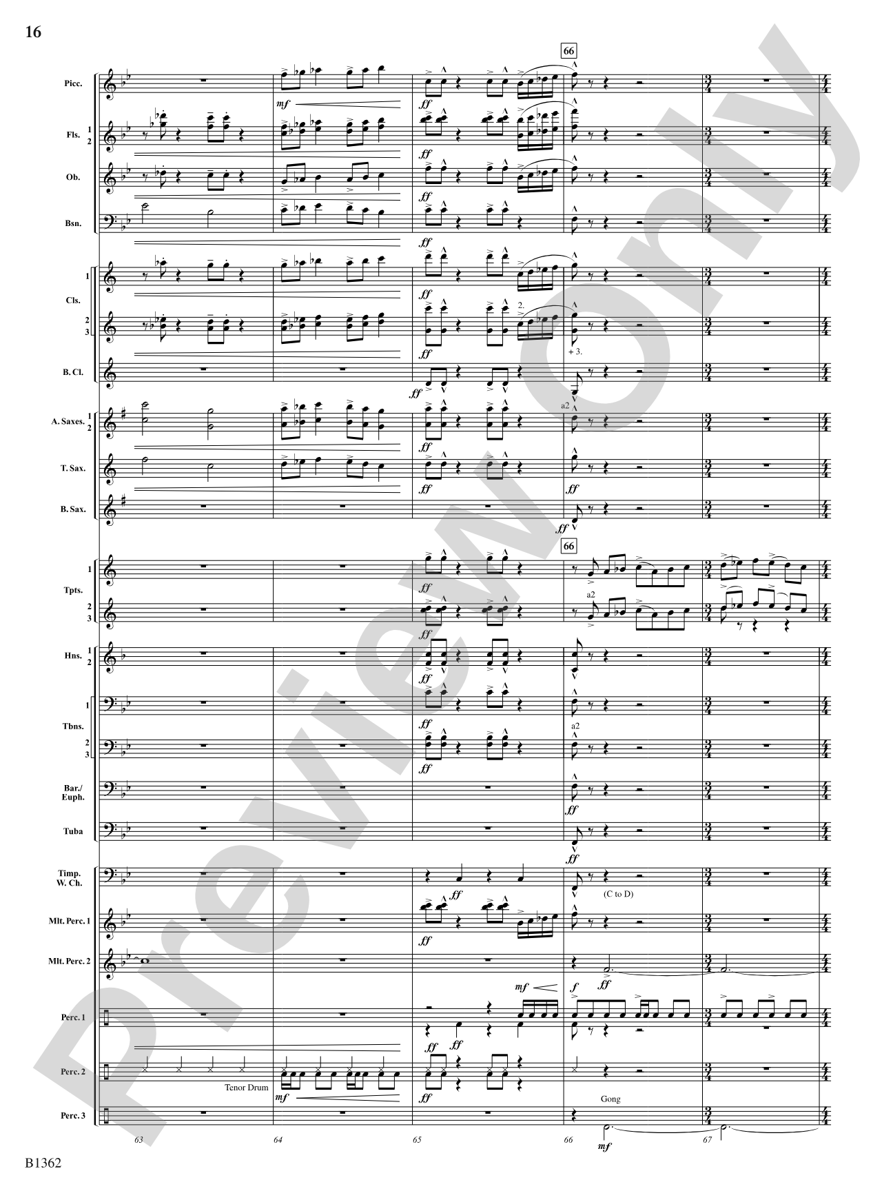 Rituals: Concert Band Conductor Score & Parts