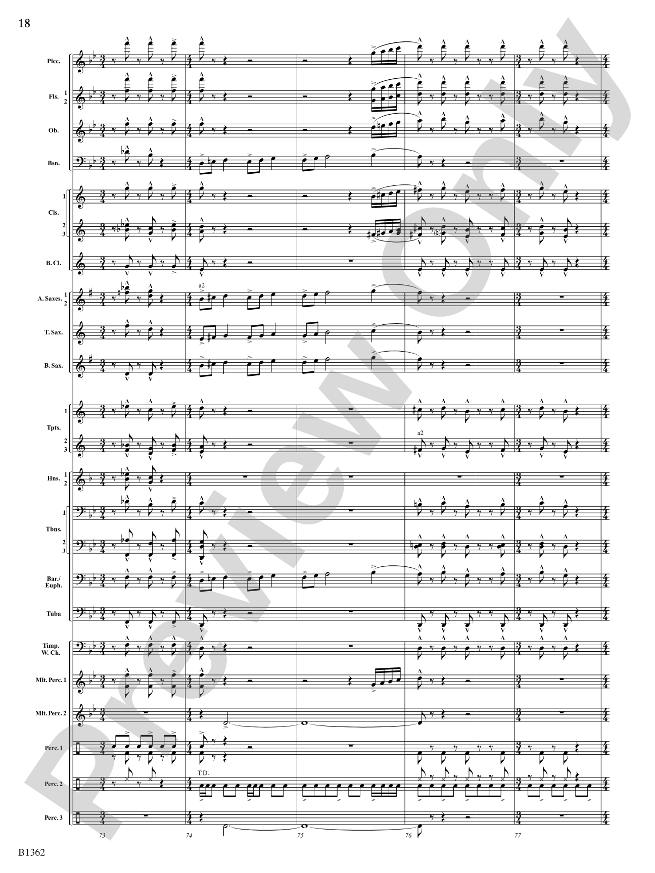 Rituals: Concert Band Conductor Score & Parts