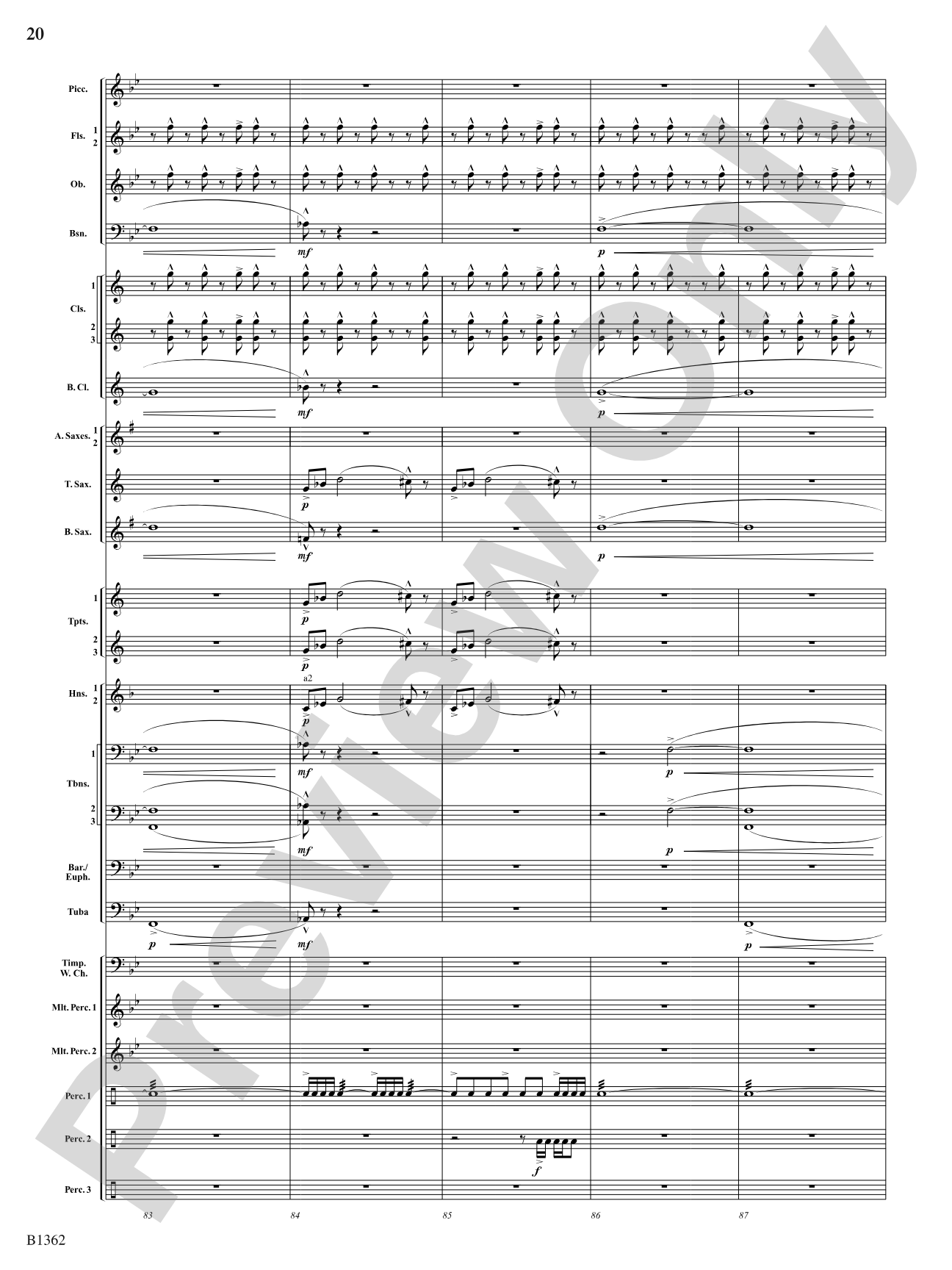 Rituals: Concert Band Conductor Score & Parts