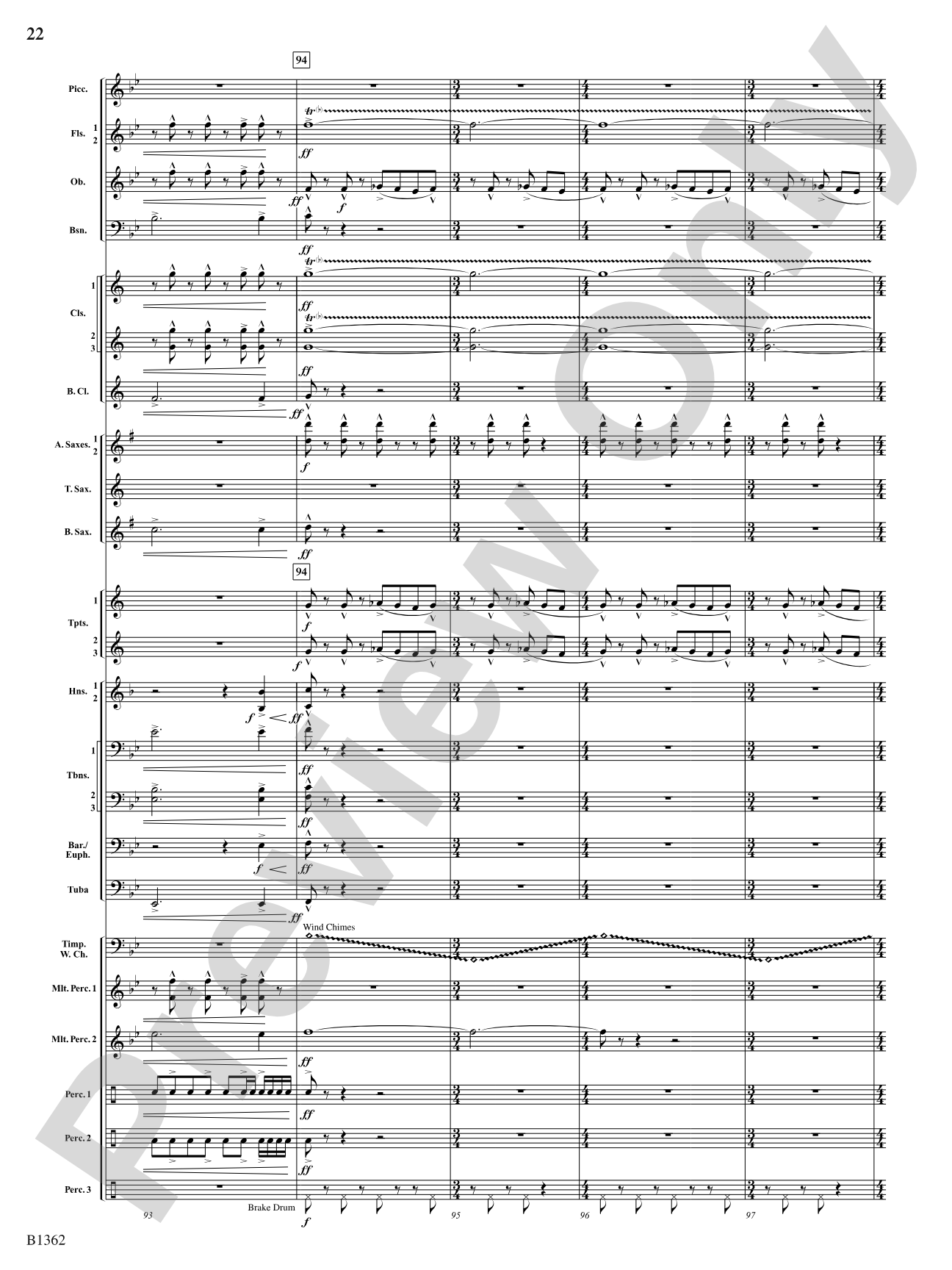 Rituals: Concert Band Conductor Score & Parts