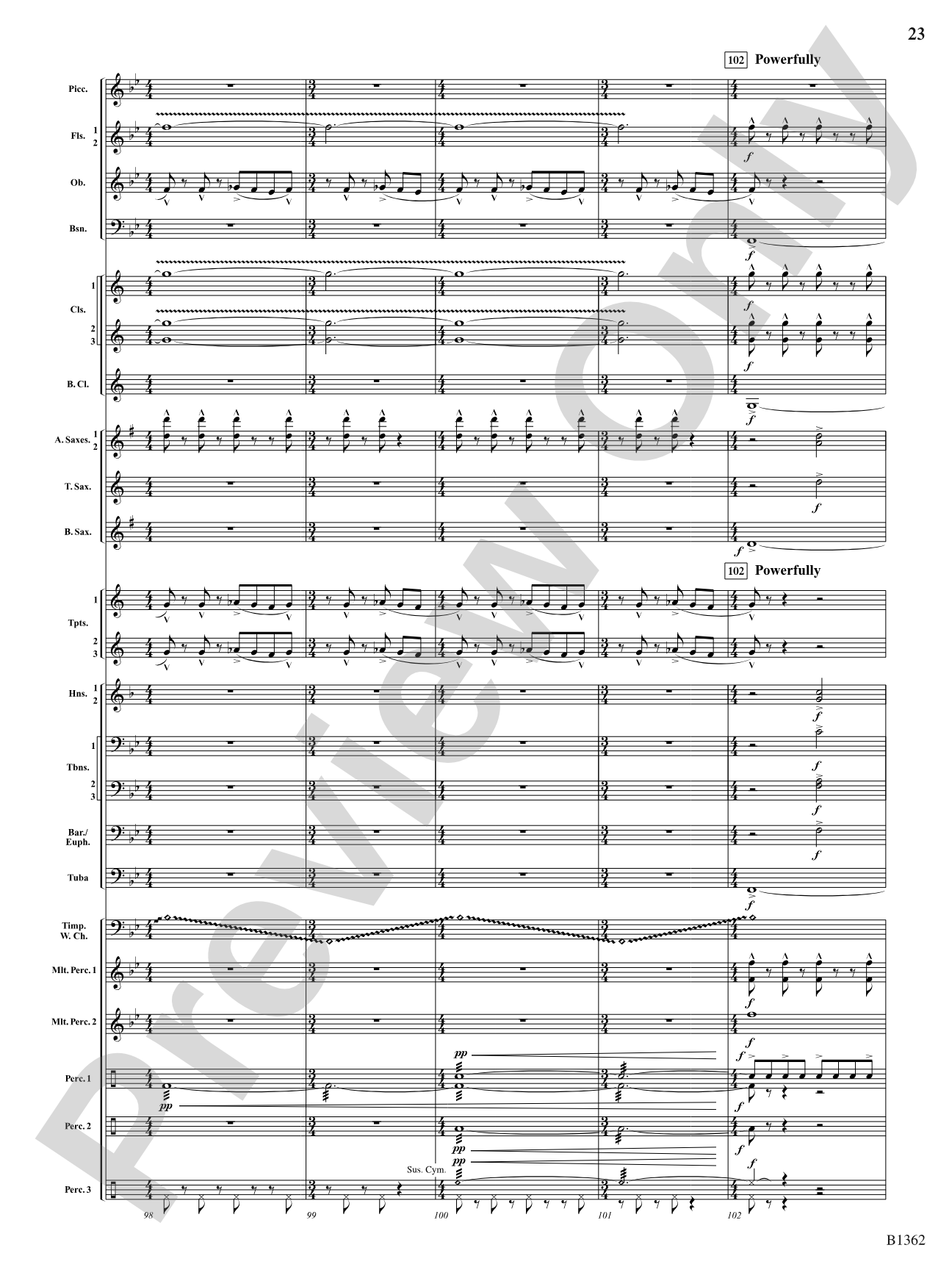 Rituals: Concert Band Conductor Score & Parts