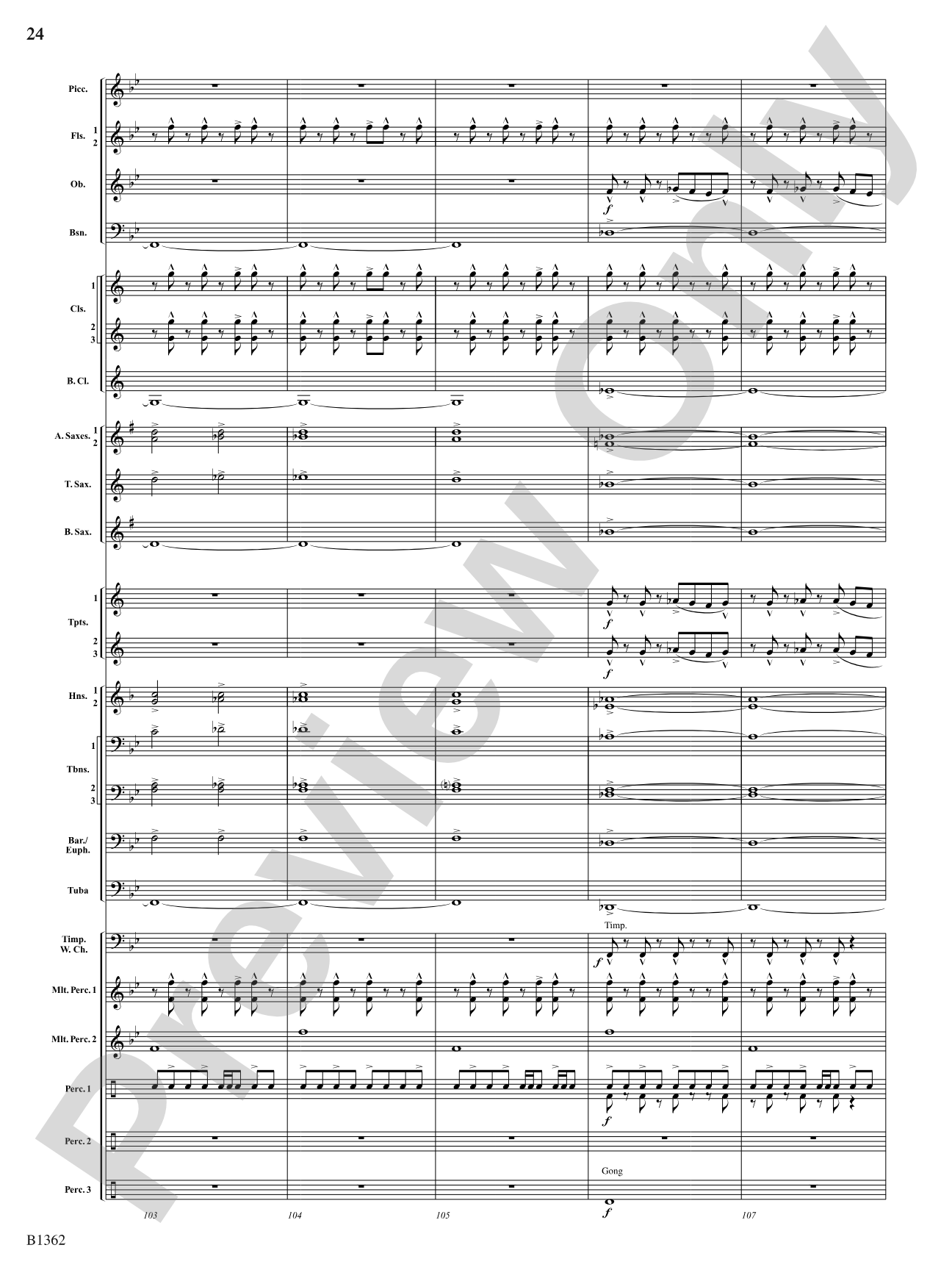 Rituals: Concert Band Conductor Score & Parts