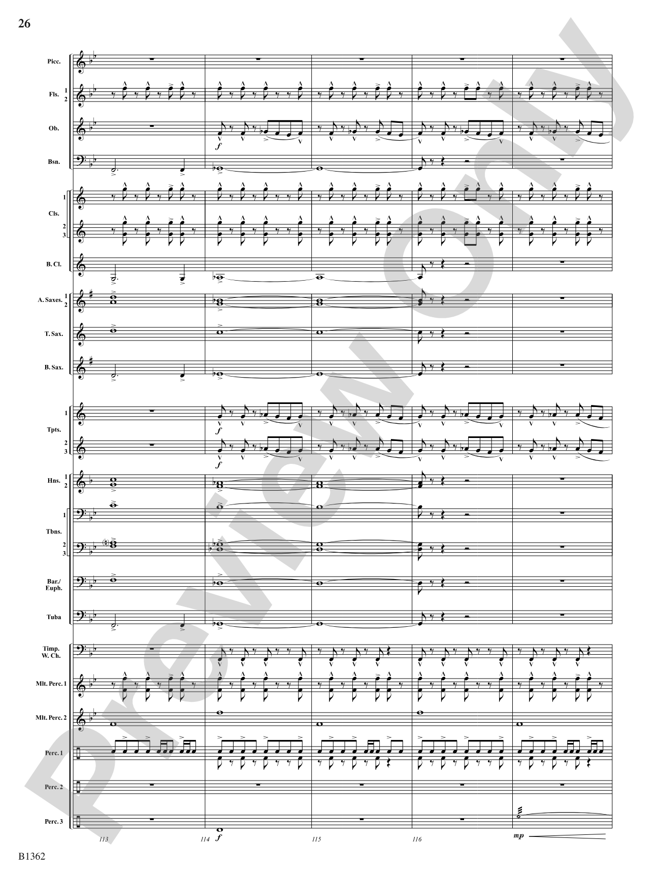 Rituals: Concert Band Conductor Score & Parts