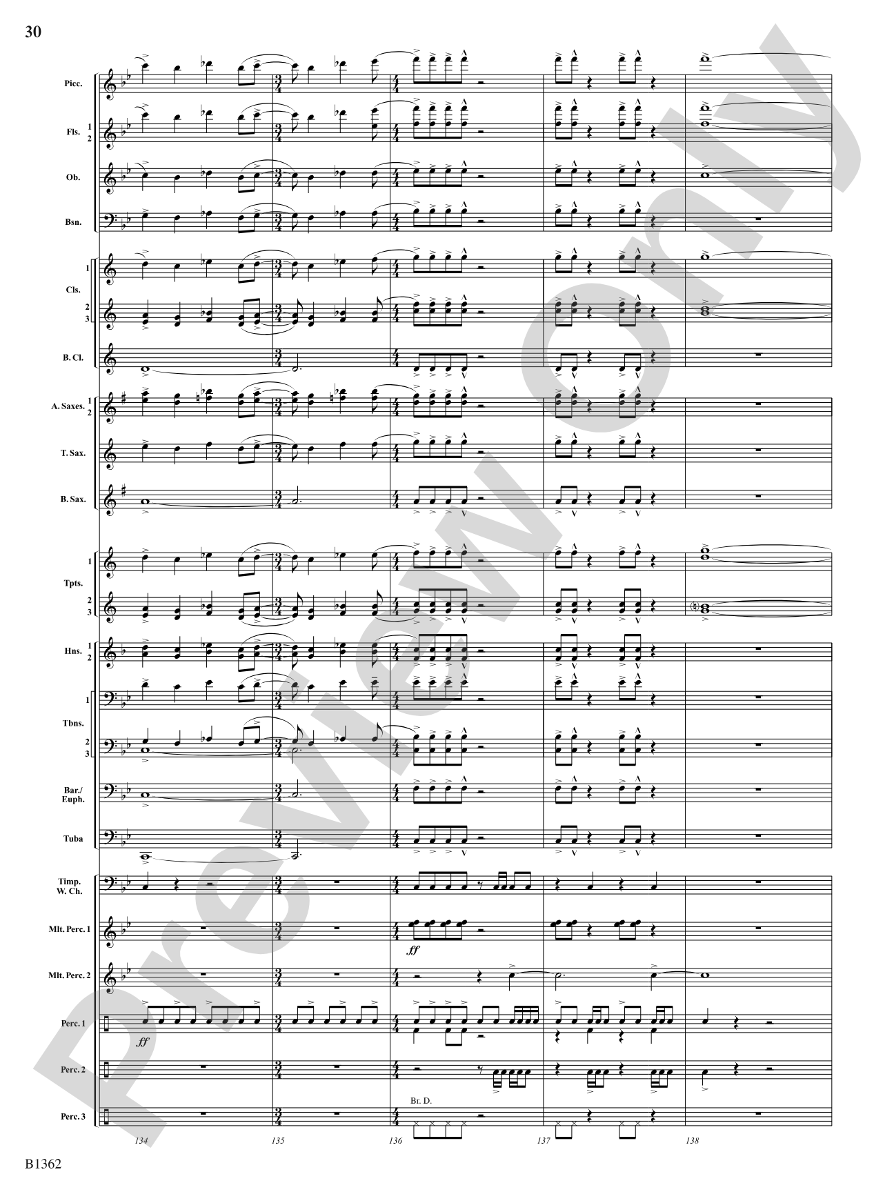 Rituals: Concert Band Conductor Score & Parts