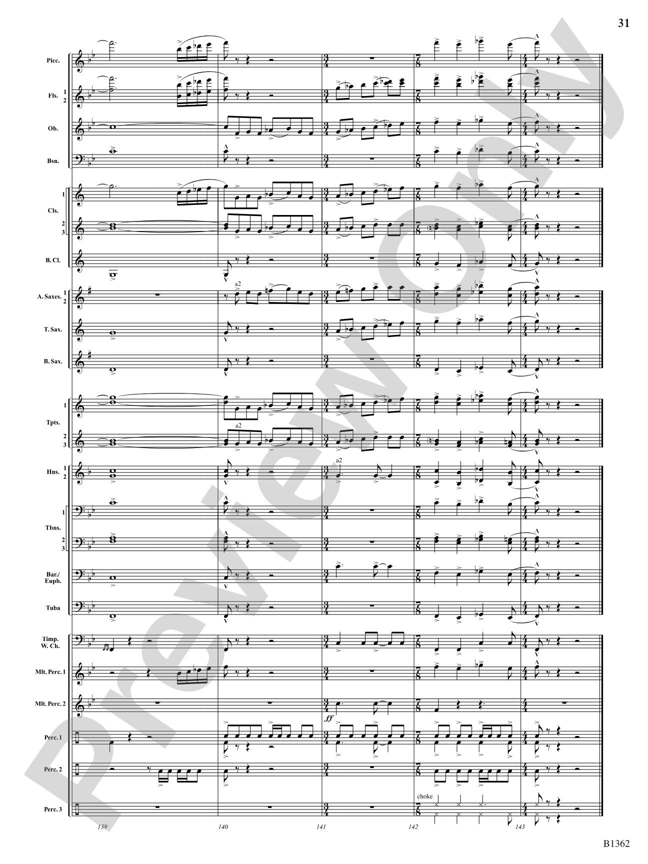 Rituals: Concert Band Conductor Score & Parts