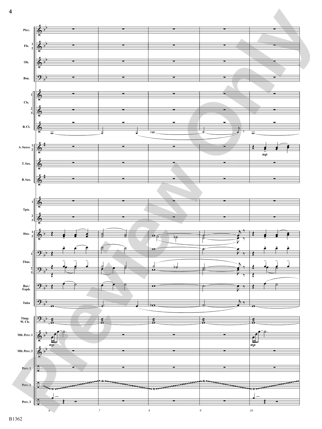 Rituals: Concert Band Conductor Score & Parts