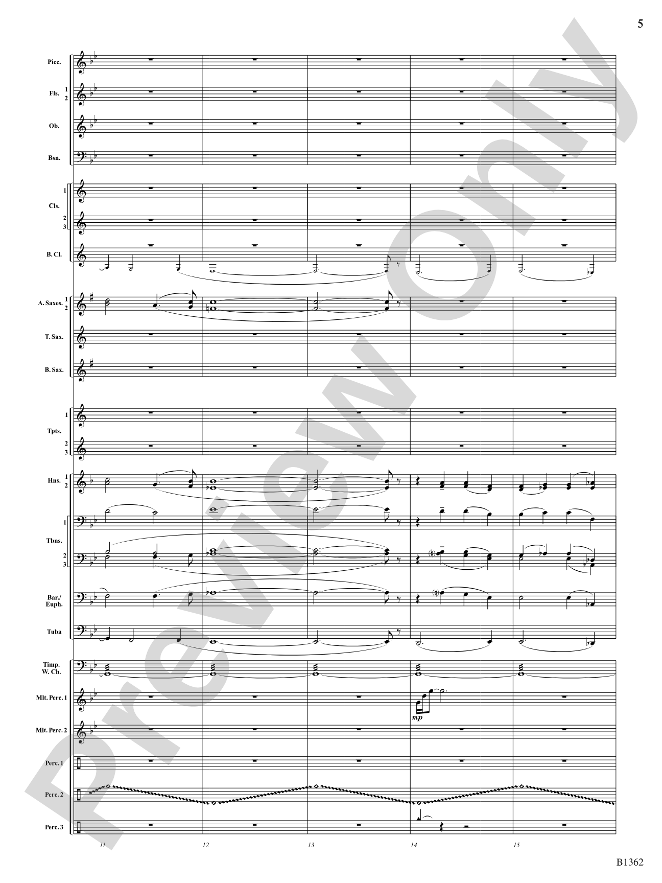 Rituals: Concert Band Conductor Score & Parts