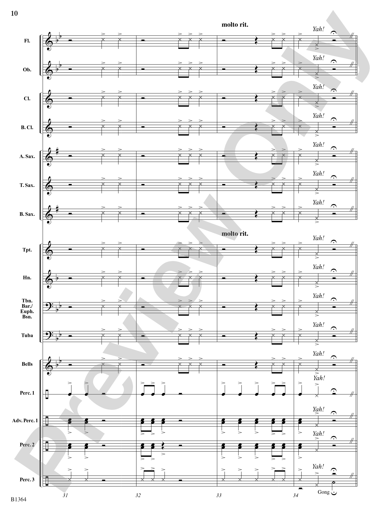 Battle of the Samurai: Concert Band Conductor Score & Parts