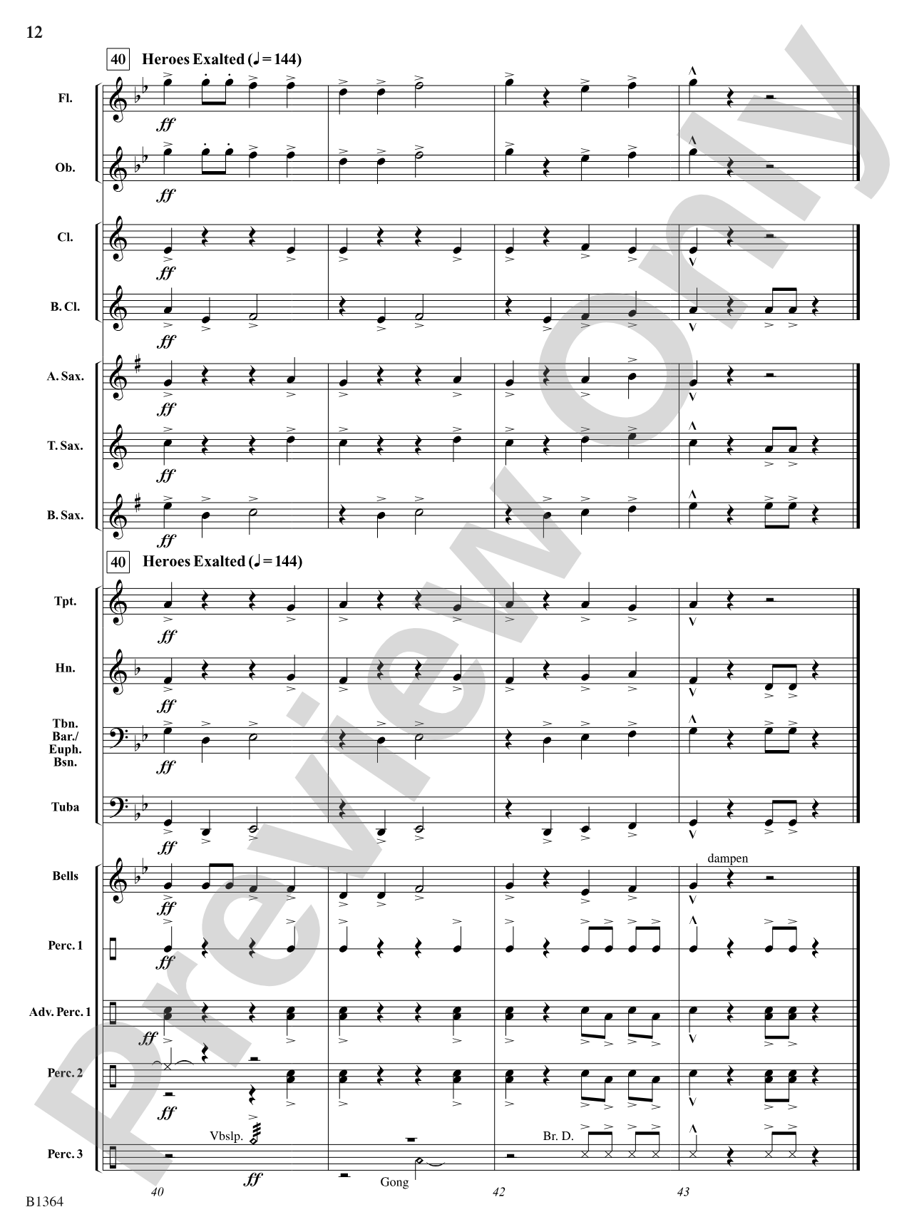 Battle of the Samurai: Concert Band Conductor Score & Parts