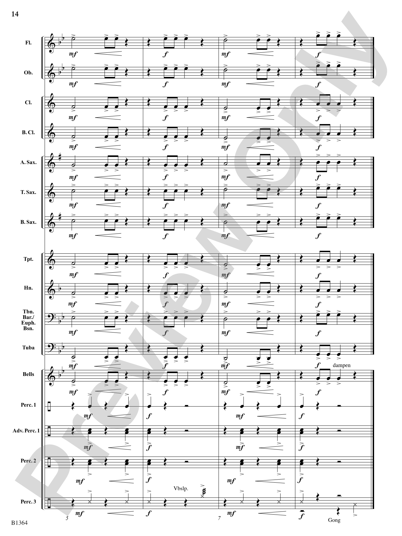 Battle of the Samurai: Concert Band Conductor Score & Parts