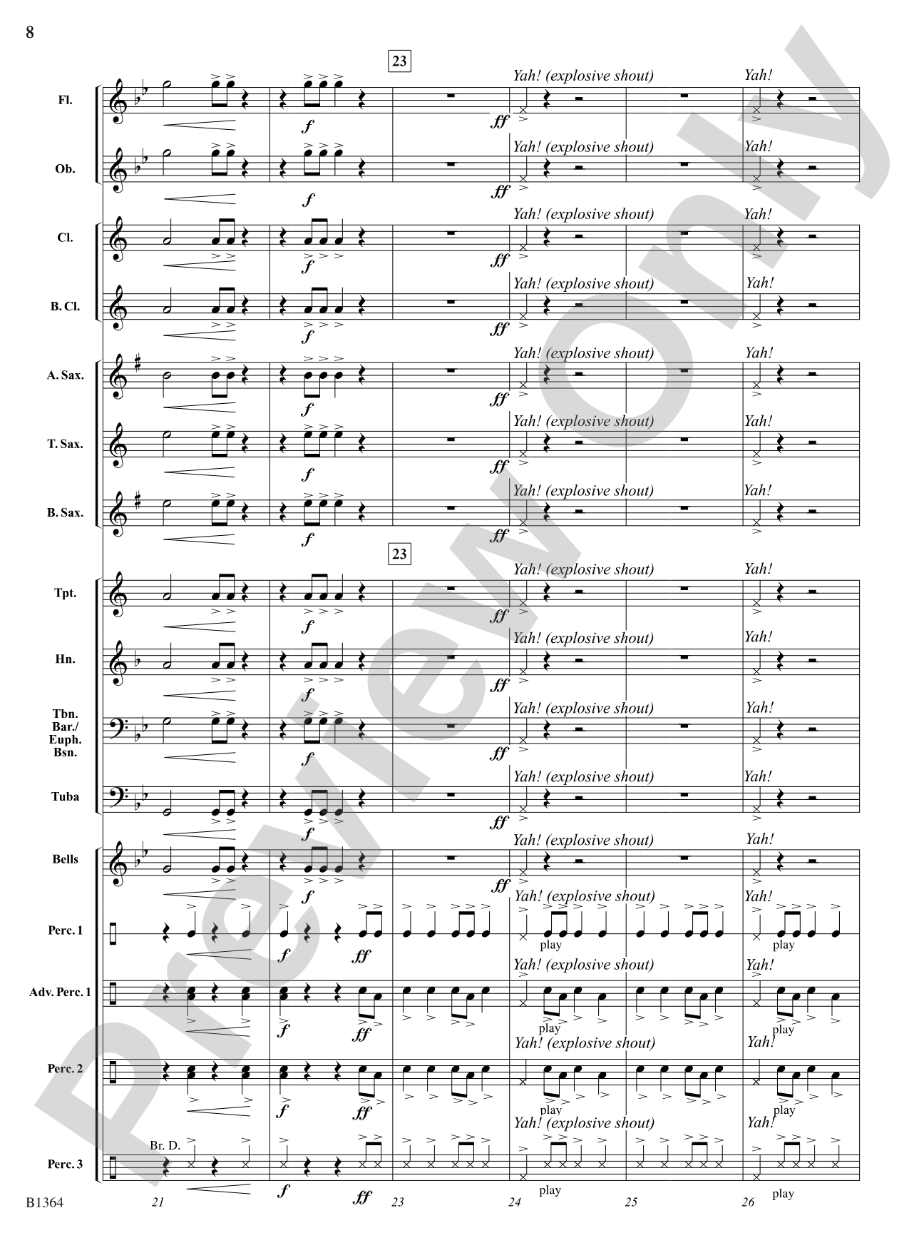 Battle of the Samurai: Concert Band Conductor Score & Parts