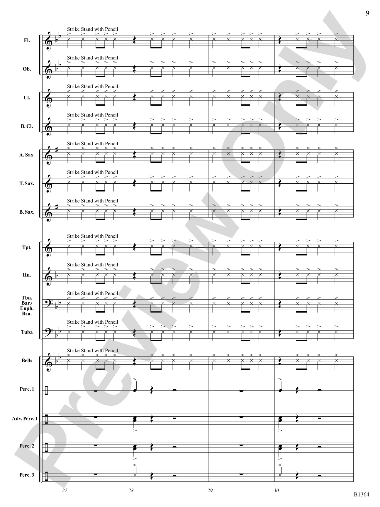 Battle of the Samurai: Concert Band Conductor Score & Parts