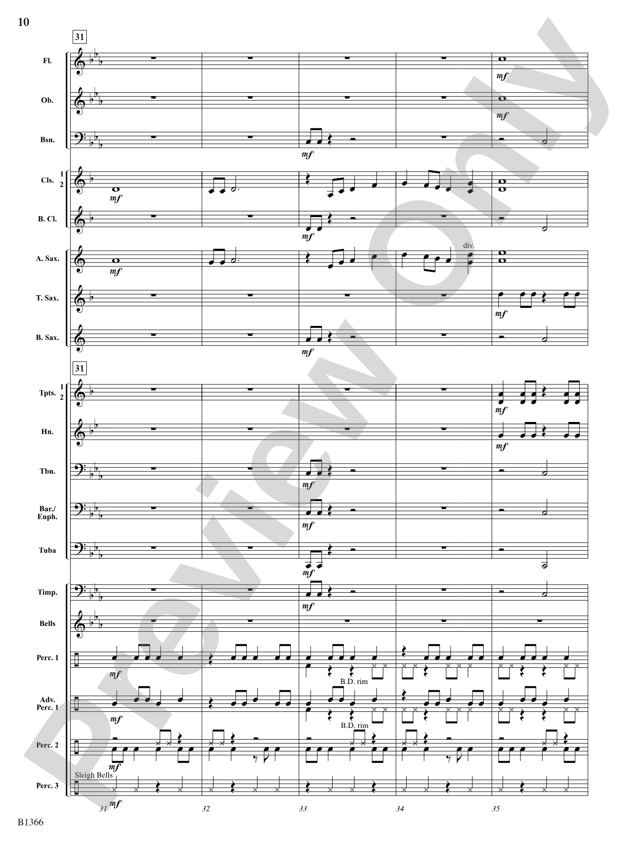Etowah: Concert Band Conductor Score & Parts