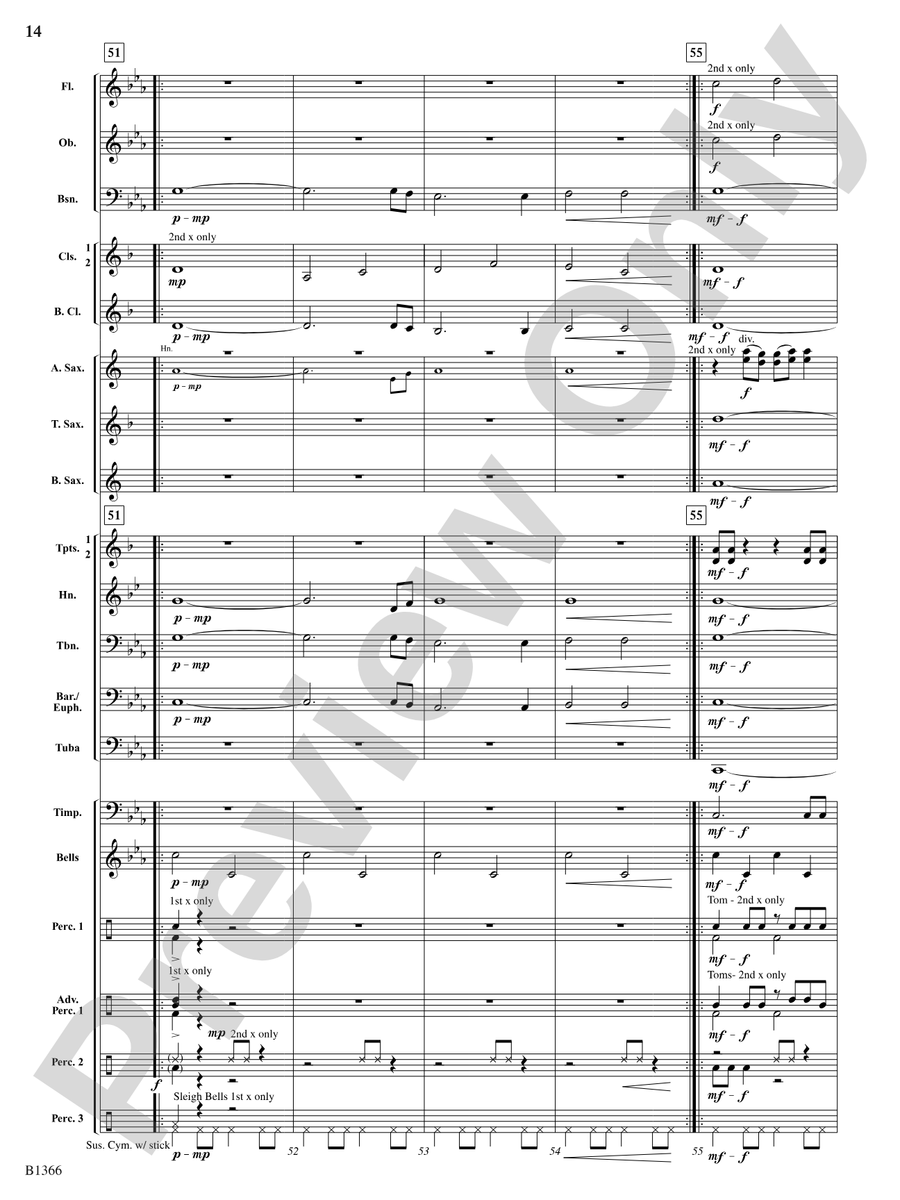 Etowah: Concert Band Conductor Score & Parts