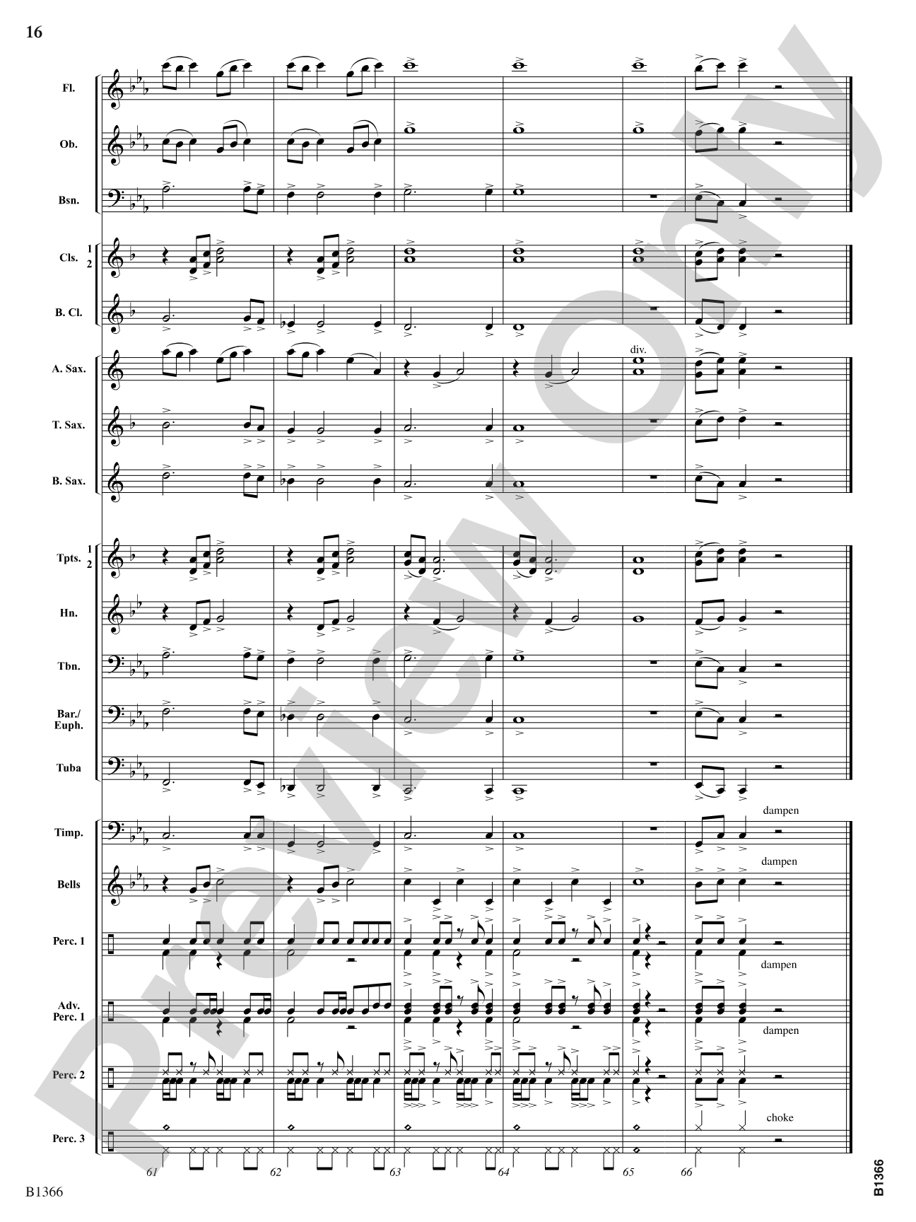Etowah: Concert Band Conductor Score & Parts