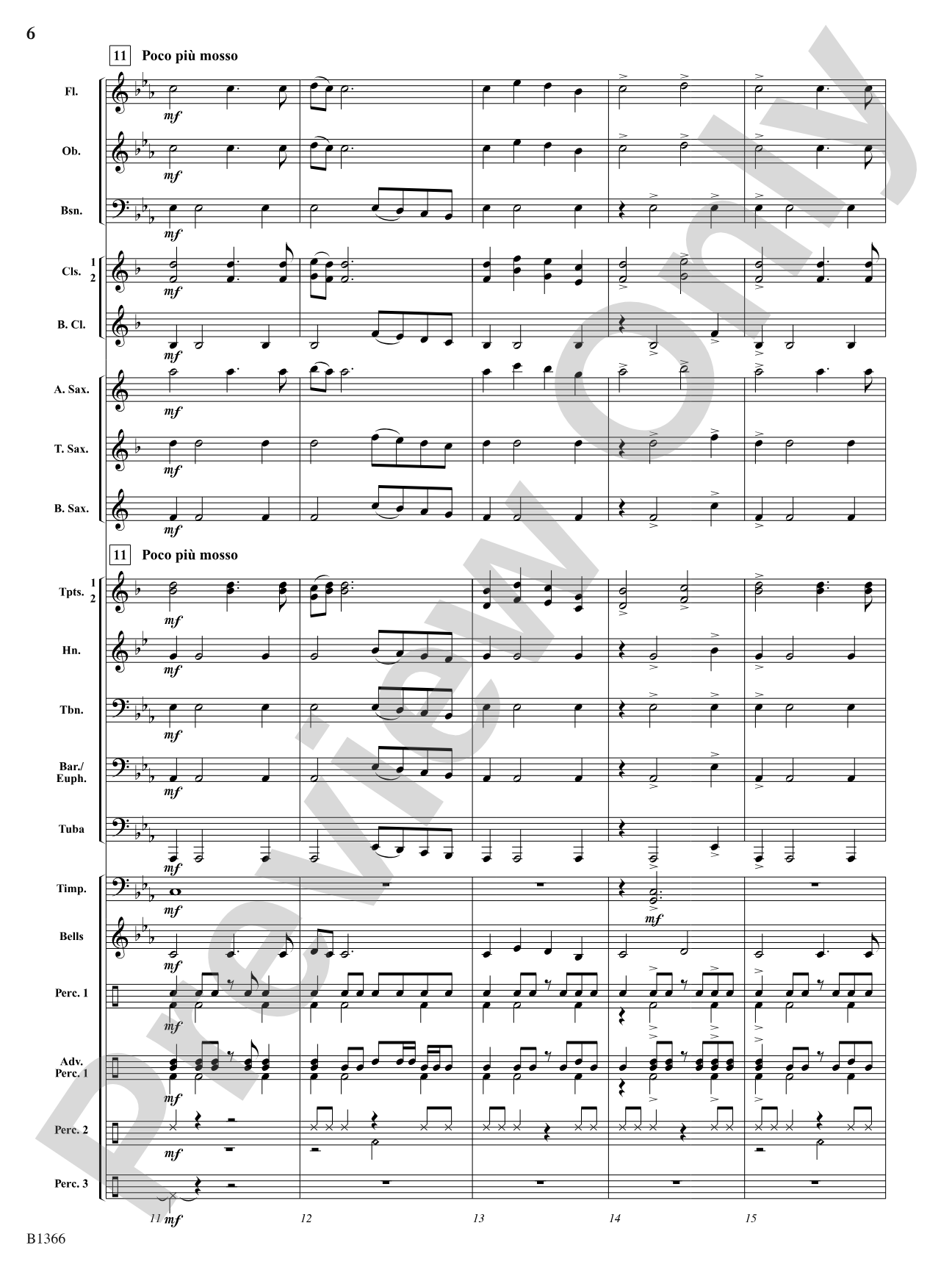 Etowah: Concert Band Conductor Score & Parts