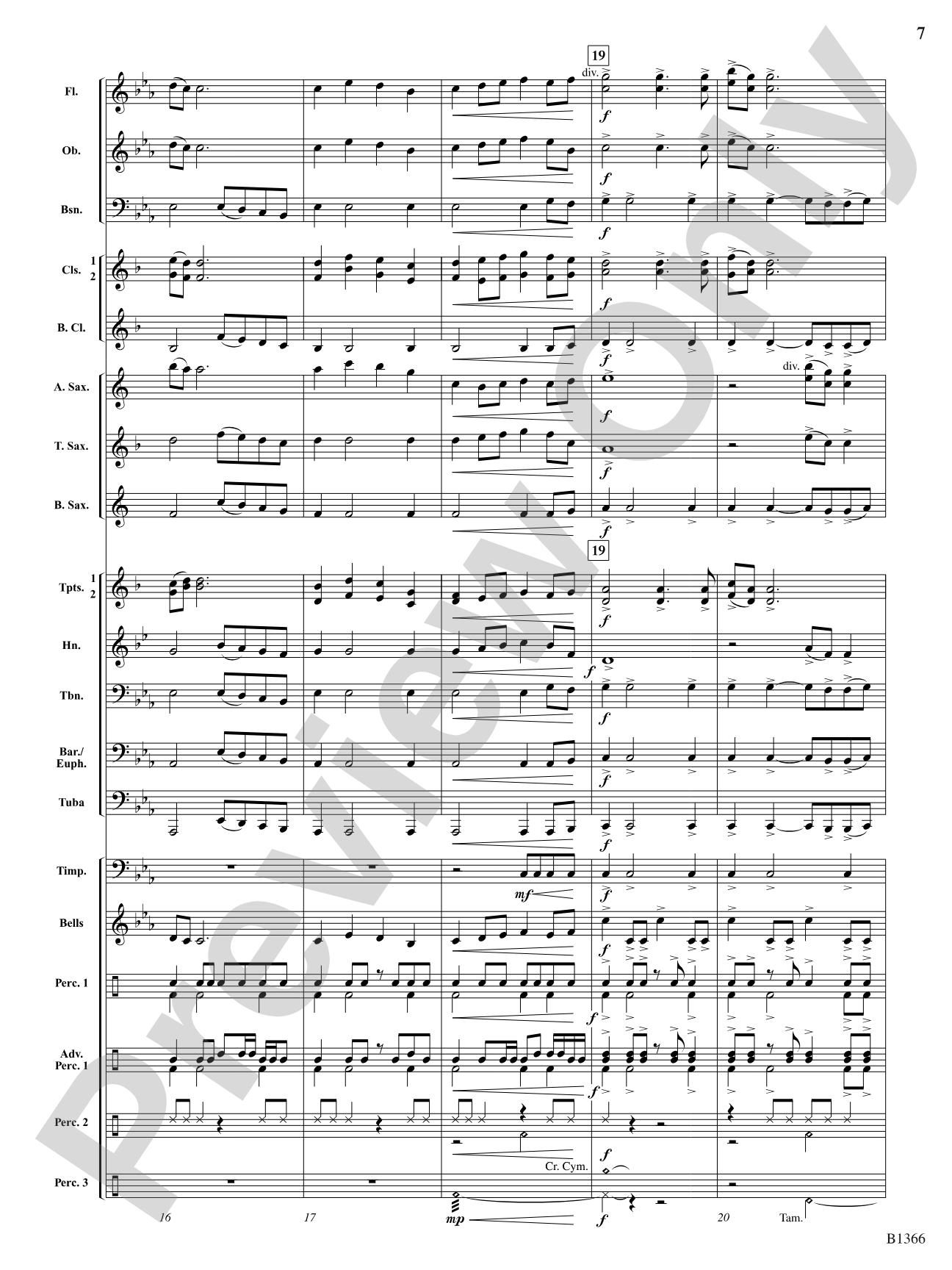 Etowah: Concert Band Conductor Score & Parts