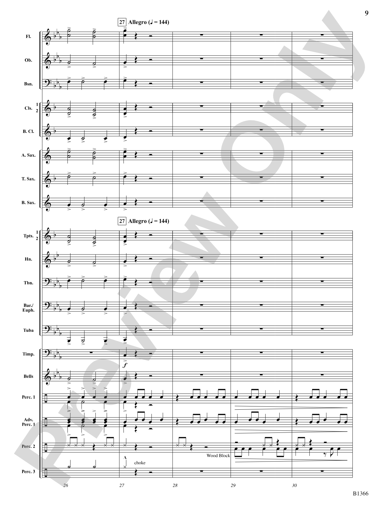 Etowah: Concert Band Conductor Score & Parts