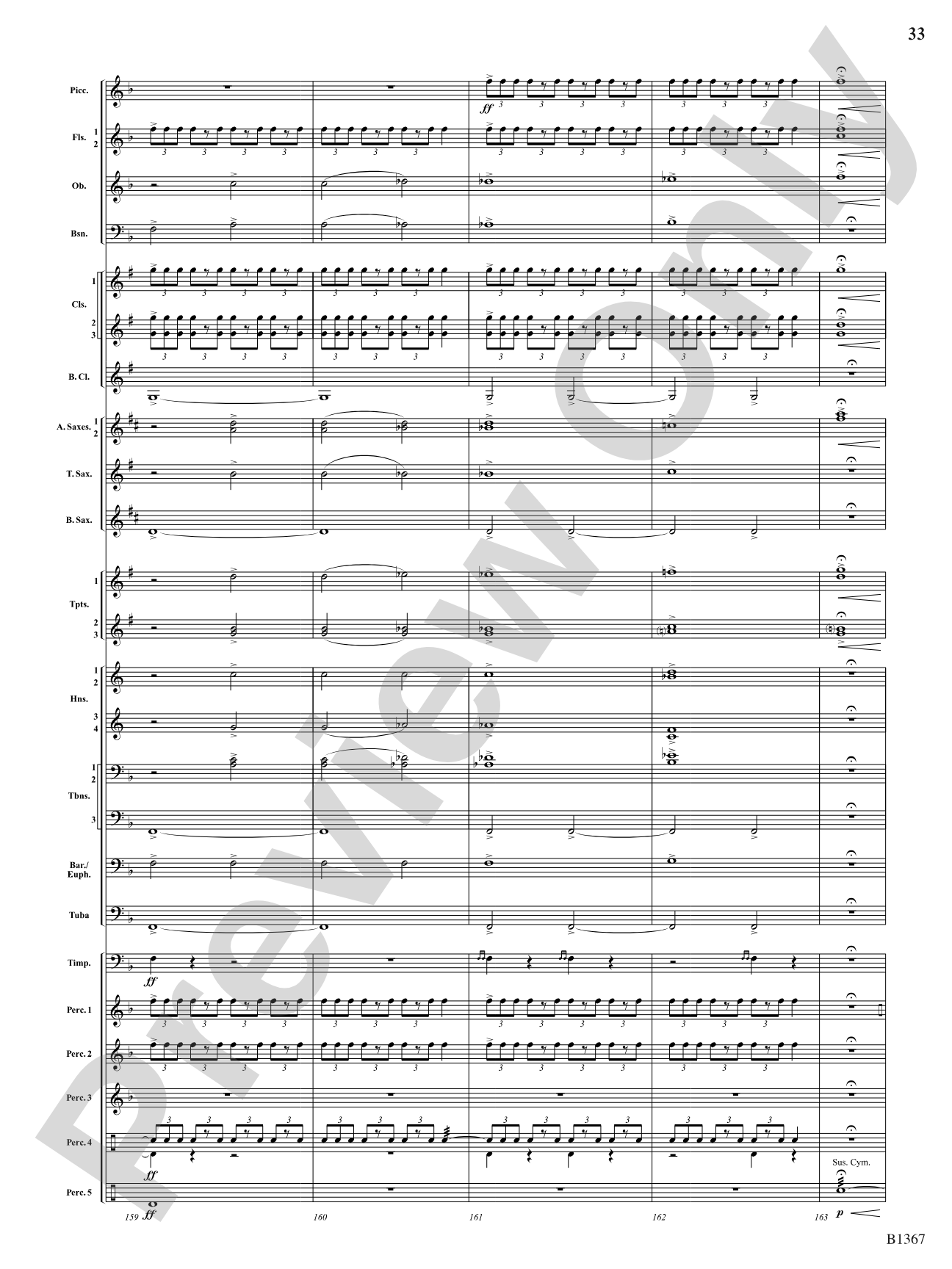Month of the Cold Moon: Concert Band Conductor Score & Parts