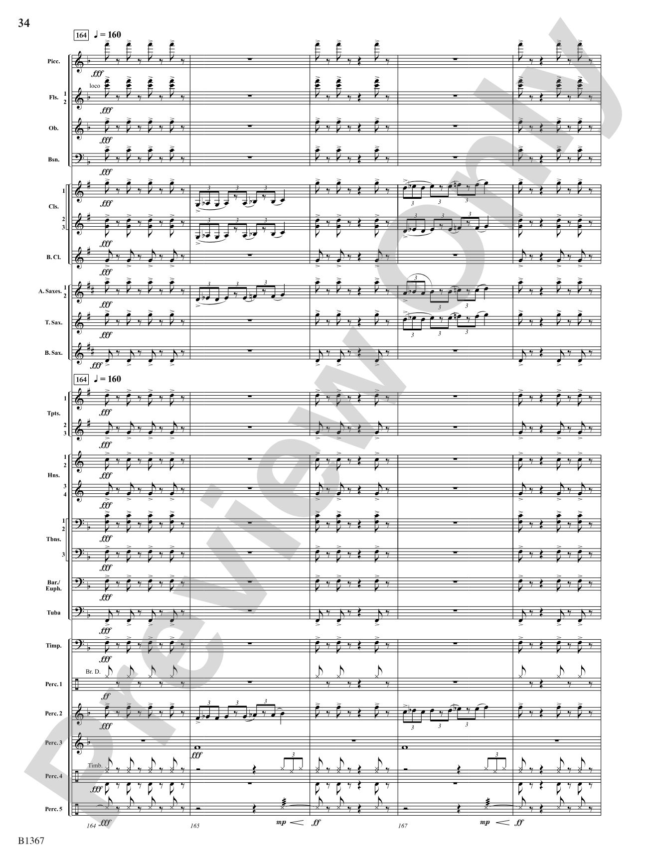 Month of the Cold Moon: Concert Band Conductor Score & Parts