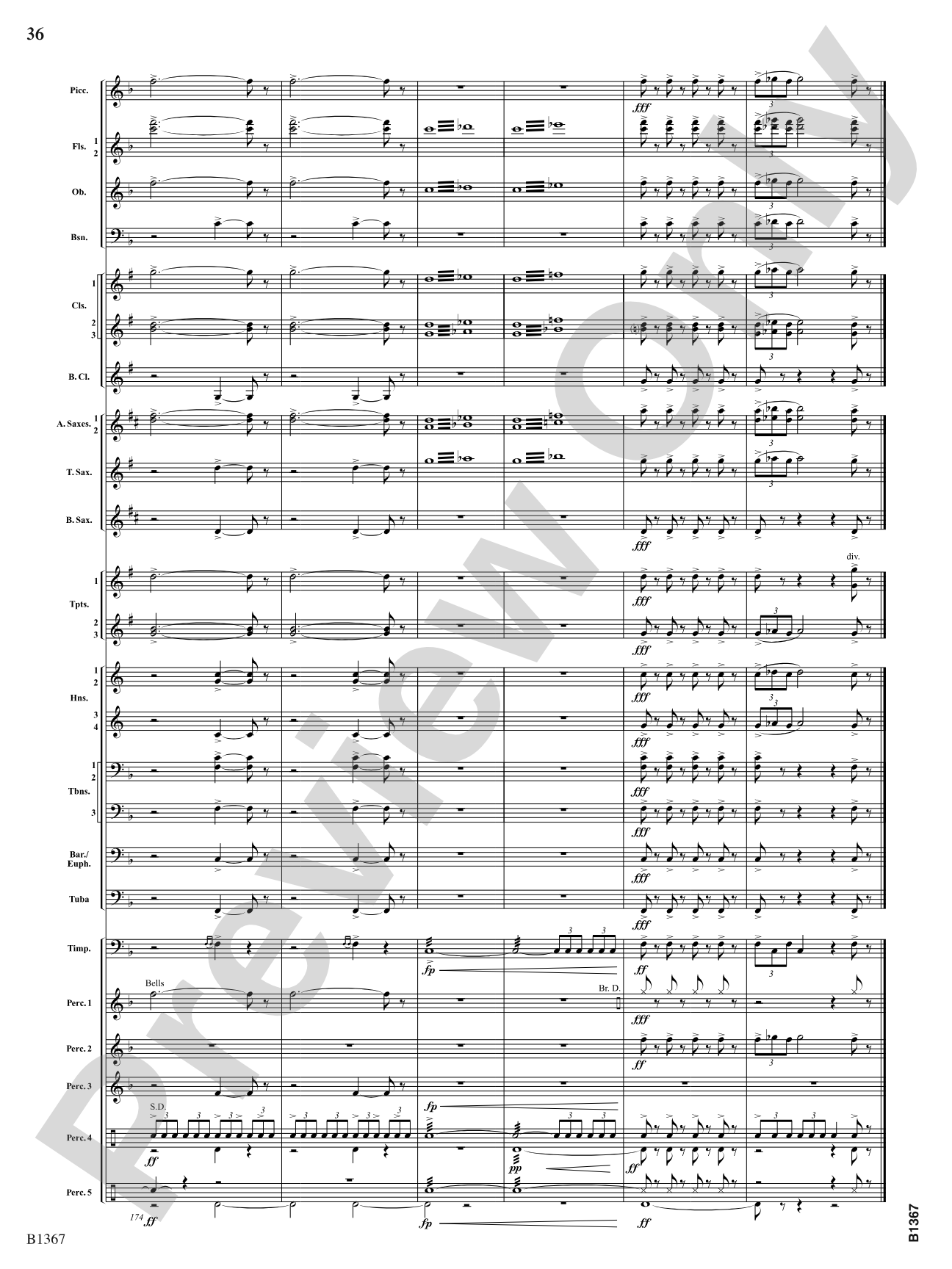 Month of the Cold Moon: Concert Band Conductor Score & Parts