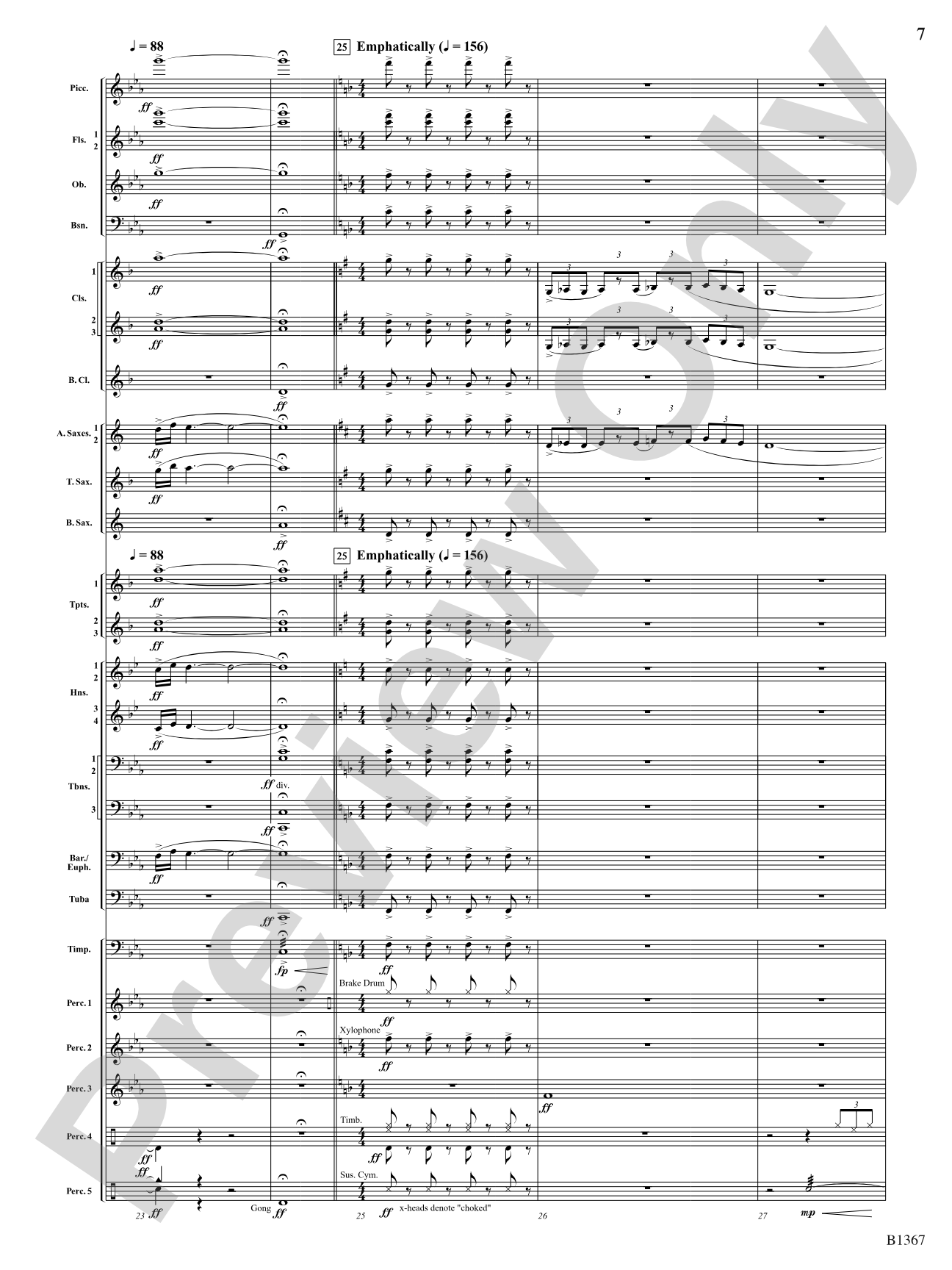 Month of the Cold Moon: Concert Band Conductor Score & Parts