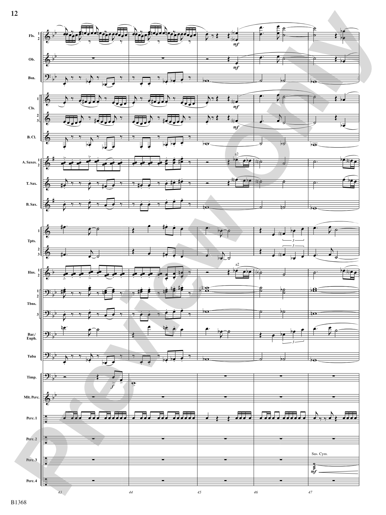 The Hive (Survival and Sacrifice): Concert Band Conductor Score & Parts