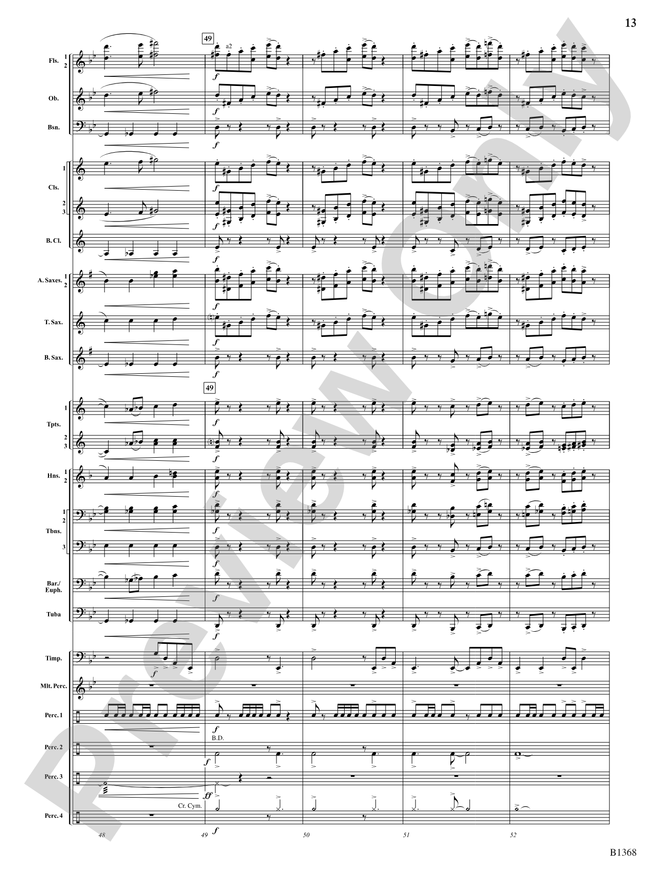 The Hive (Survival and Sacrifice): Concert Band Conductor Score & Parts