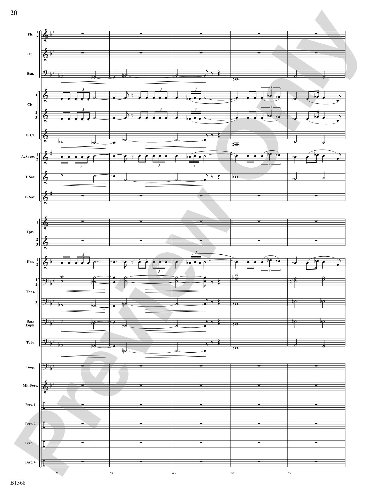 The Hive (Survival and Sacrifice): Concert Band Conductor Score & Parts