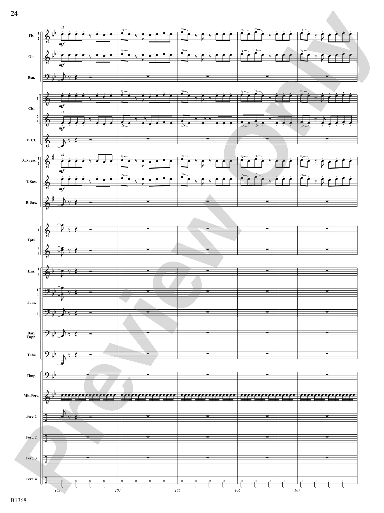 The Hive (Survival and Sacrifice): Concert Band Conductor Score & Parts