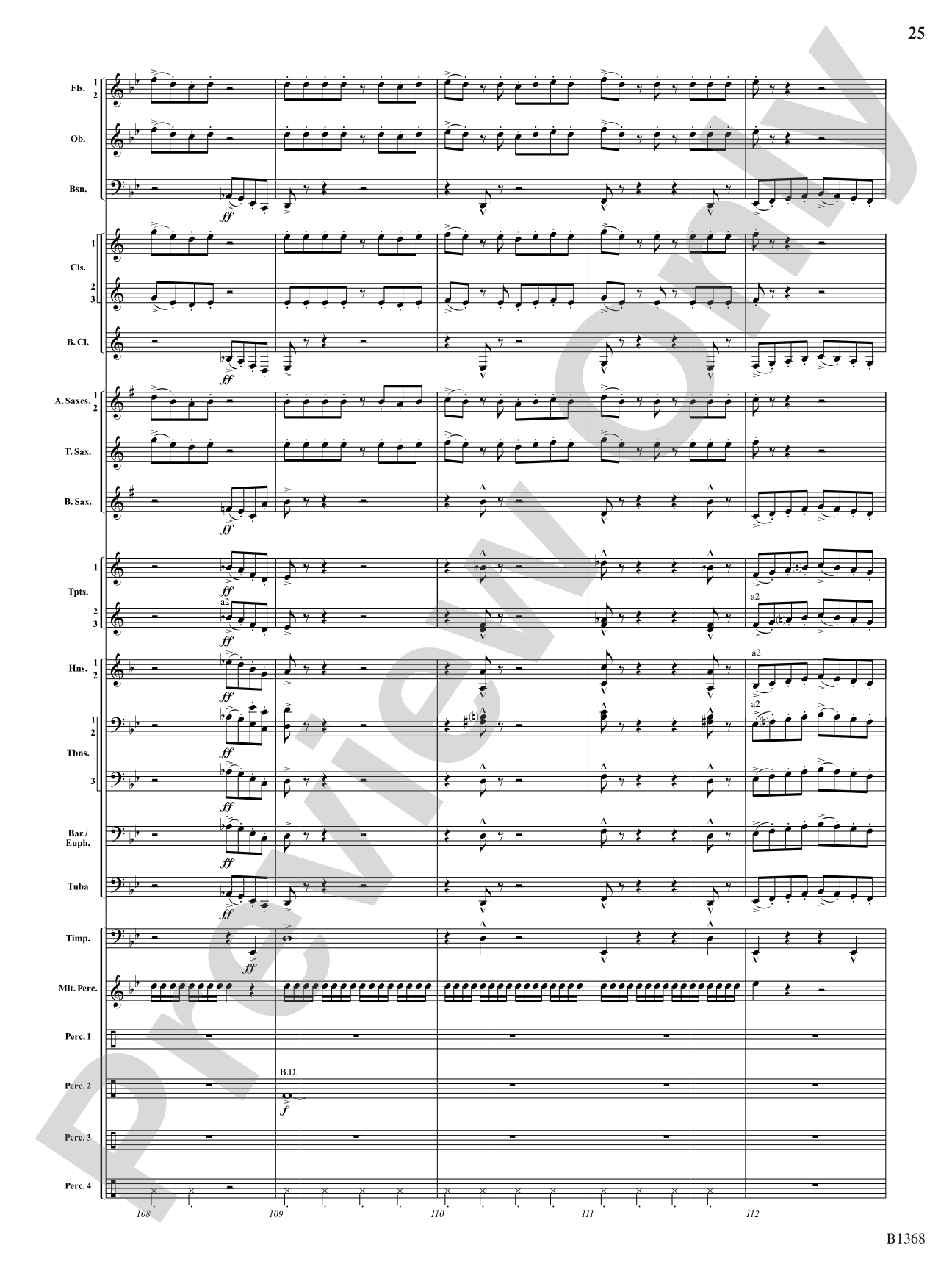 The Hive (Survival and Sacrifice): Concert Band Conductor Score & Parts