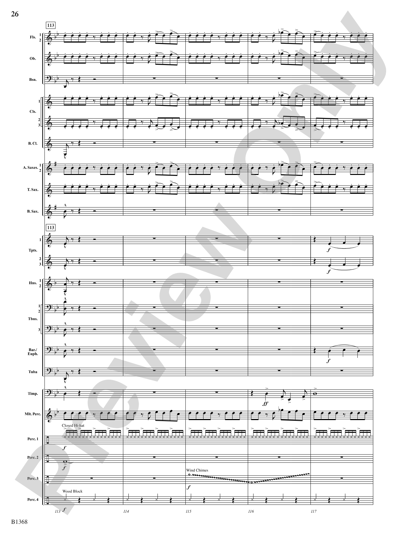 The Hive (Survival and Sacrifice): Concert Band Conductor Score & Parts