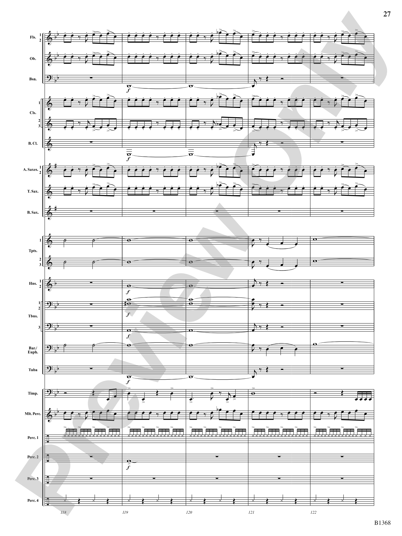 The Hive (Survival and Sacrifice): Concert Band Conductor Score & Parts