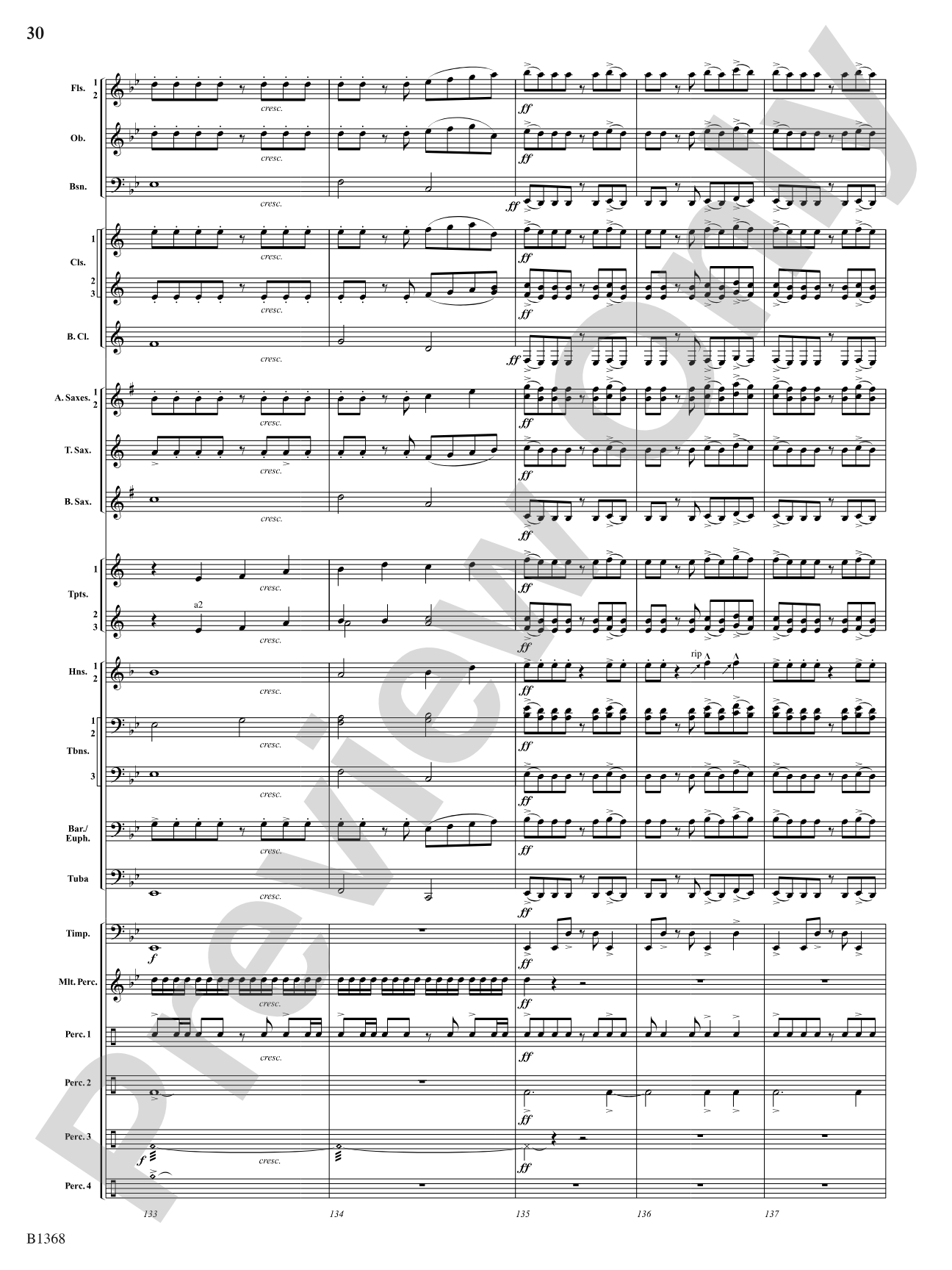 The Hive (Survival and Sacrifice): Concert Band Conductor Score & Parts