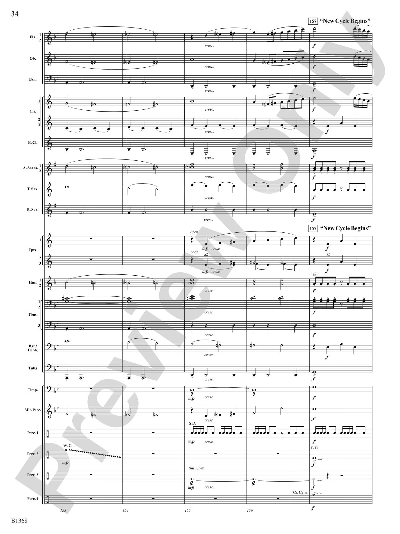 The Hive (Survival and Sacrifice): Concert Band Conductor Score & Parts
