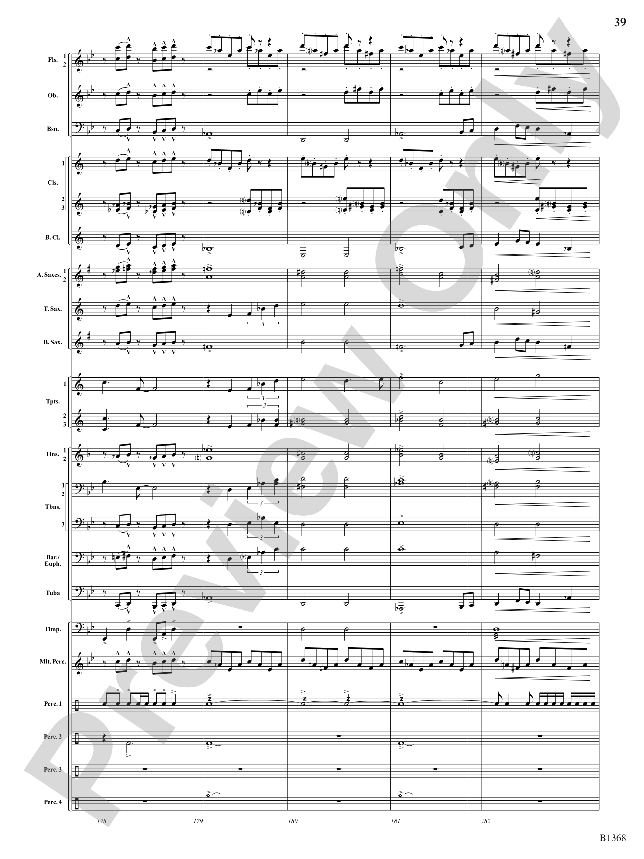 The Hive (Survival and Sacrifice): Concert Band Conductor Score & Parts