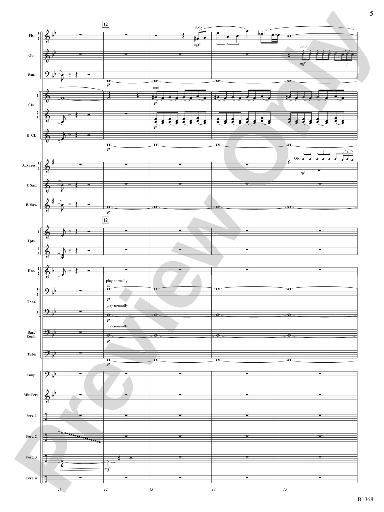 The Hive (Survival and Sacrifice): Concert Band Conductor Score & Parts