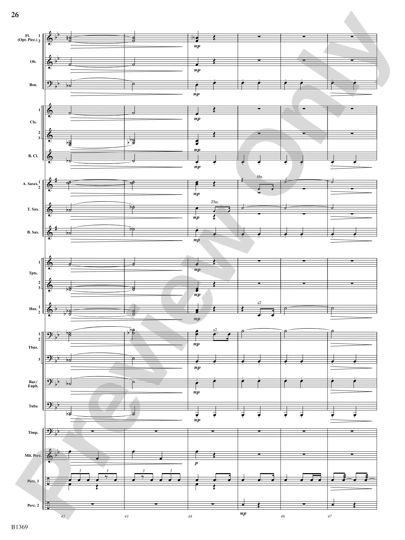 Dances Americanesque: Concert Band Conductor Score & Parts