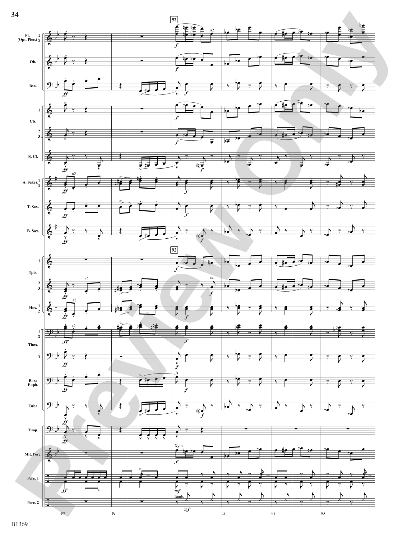 Dances Americanesque: Concert Band Conductor Score & Parts
