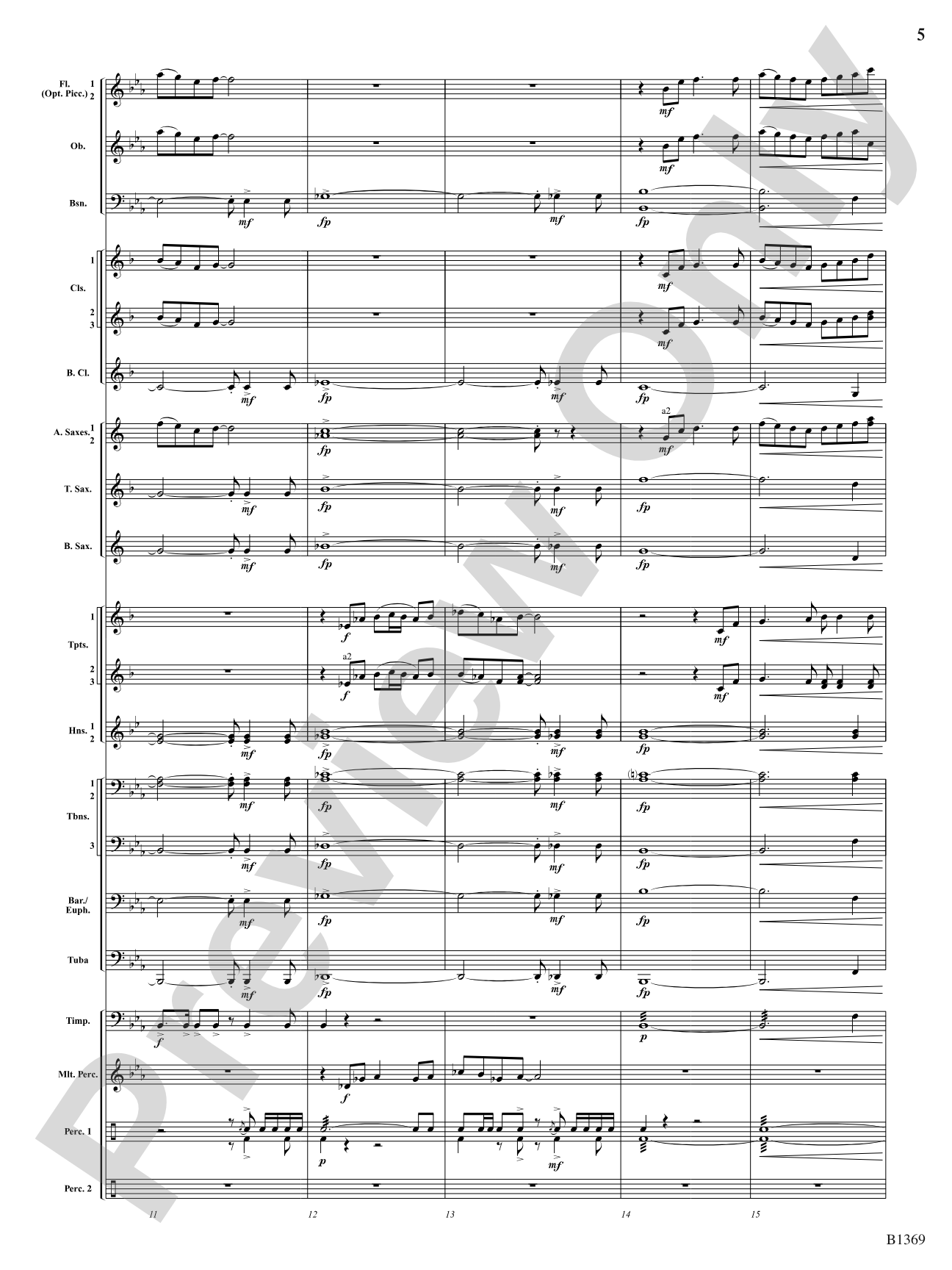 Dances Americanesque: Concert Band Conductor Score & Parts