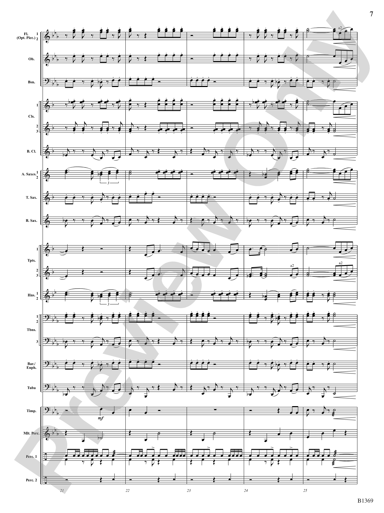 Dances Americanesque: Concert Band Conductor Score & Parts