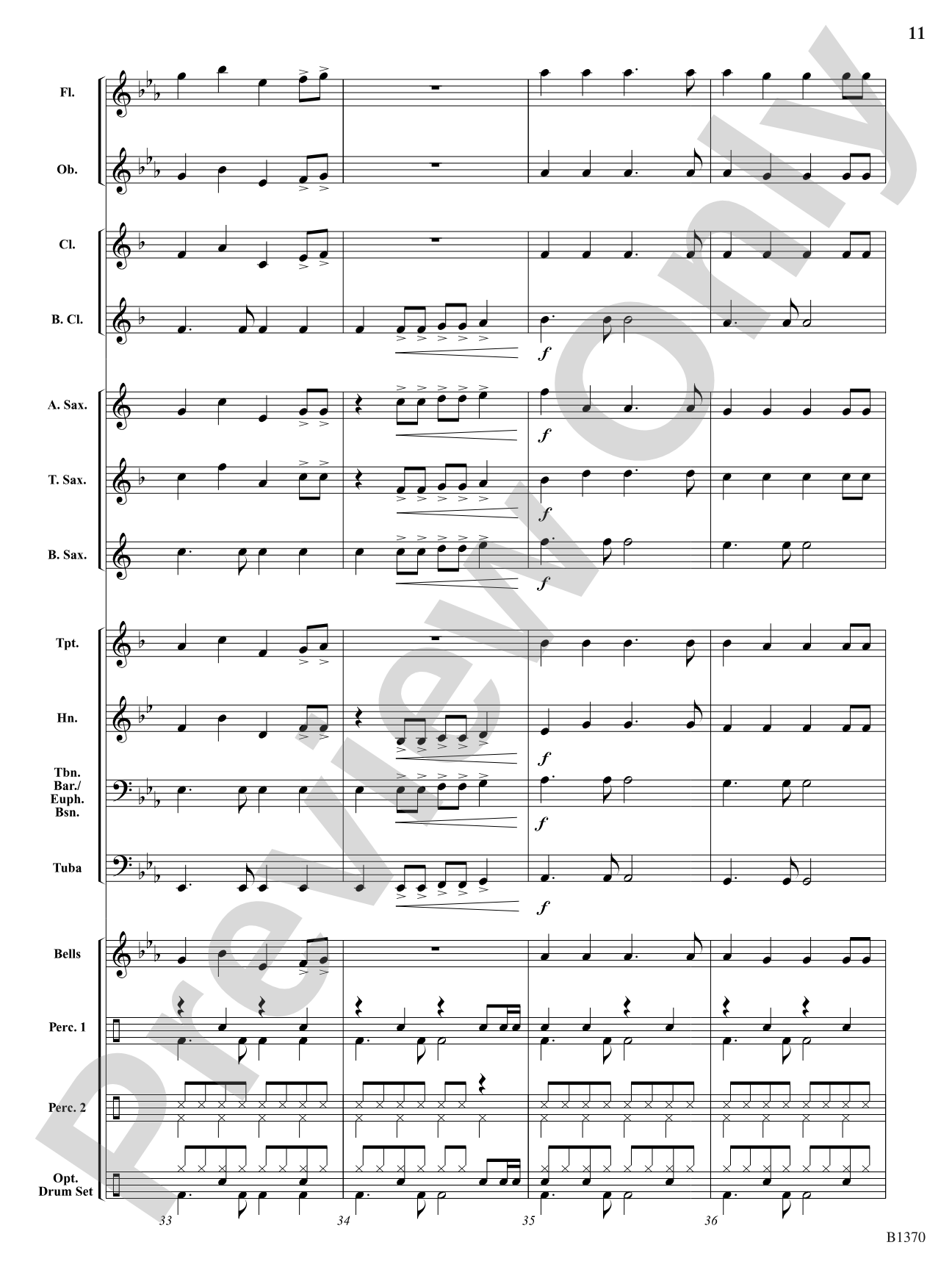 Jingle Bells Remixed: Concert Band Conductor Score & Parts
