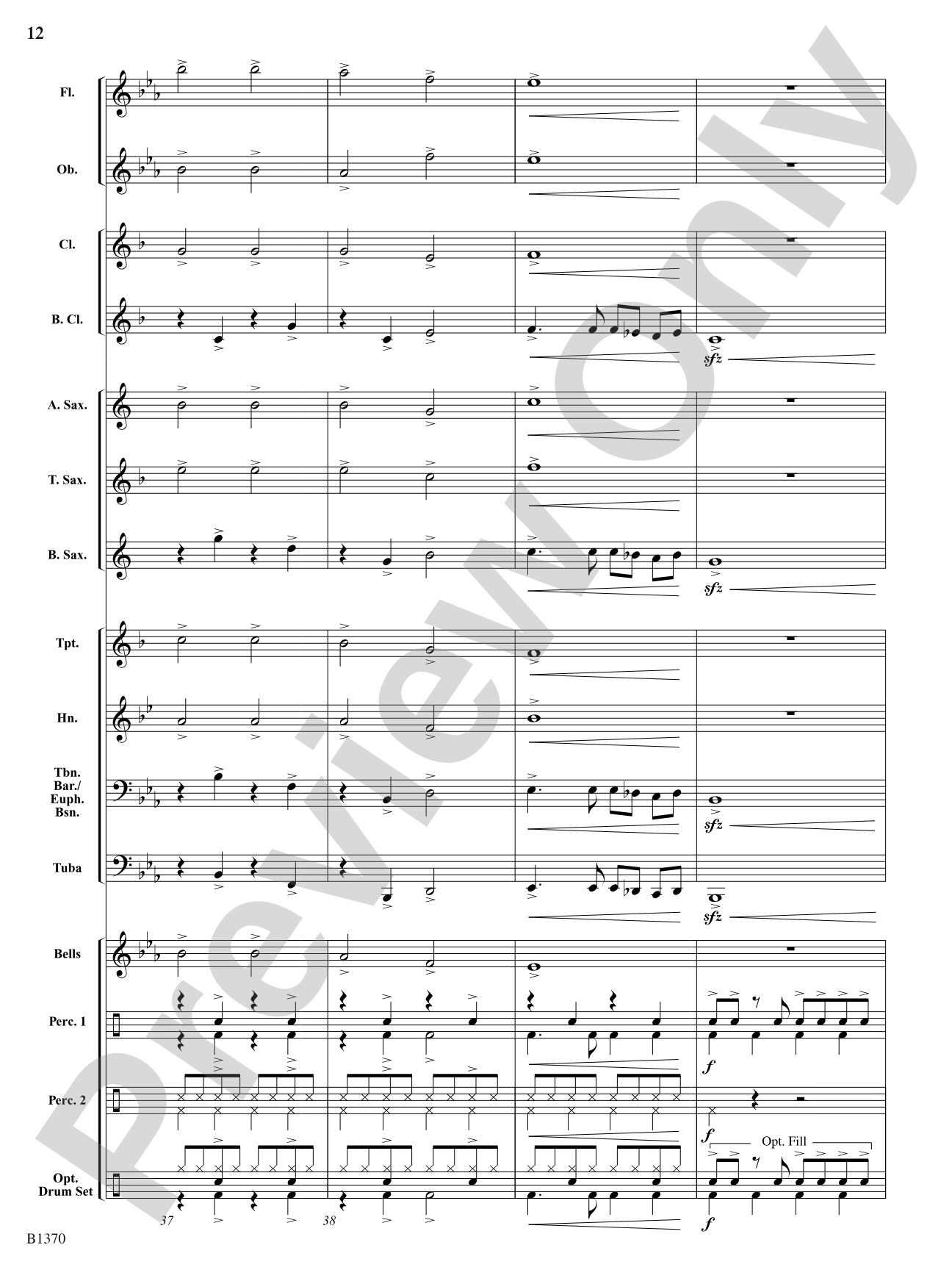 Jingle Bells Remixed: Concert Band Conductor Score & Parts