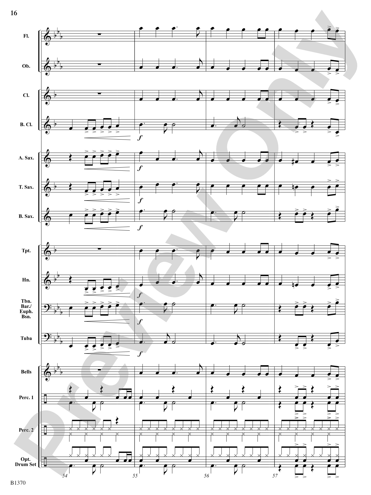 Jingle Bells Remixed: Concert Band Conductor Score & Parts